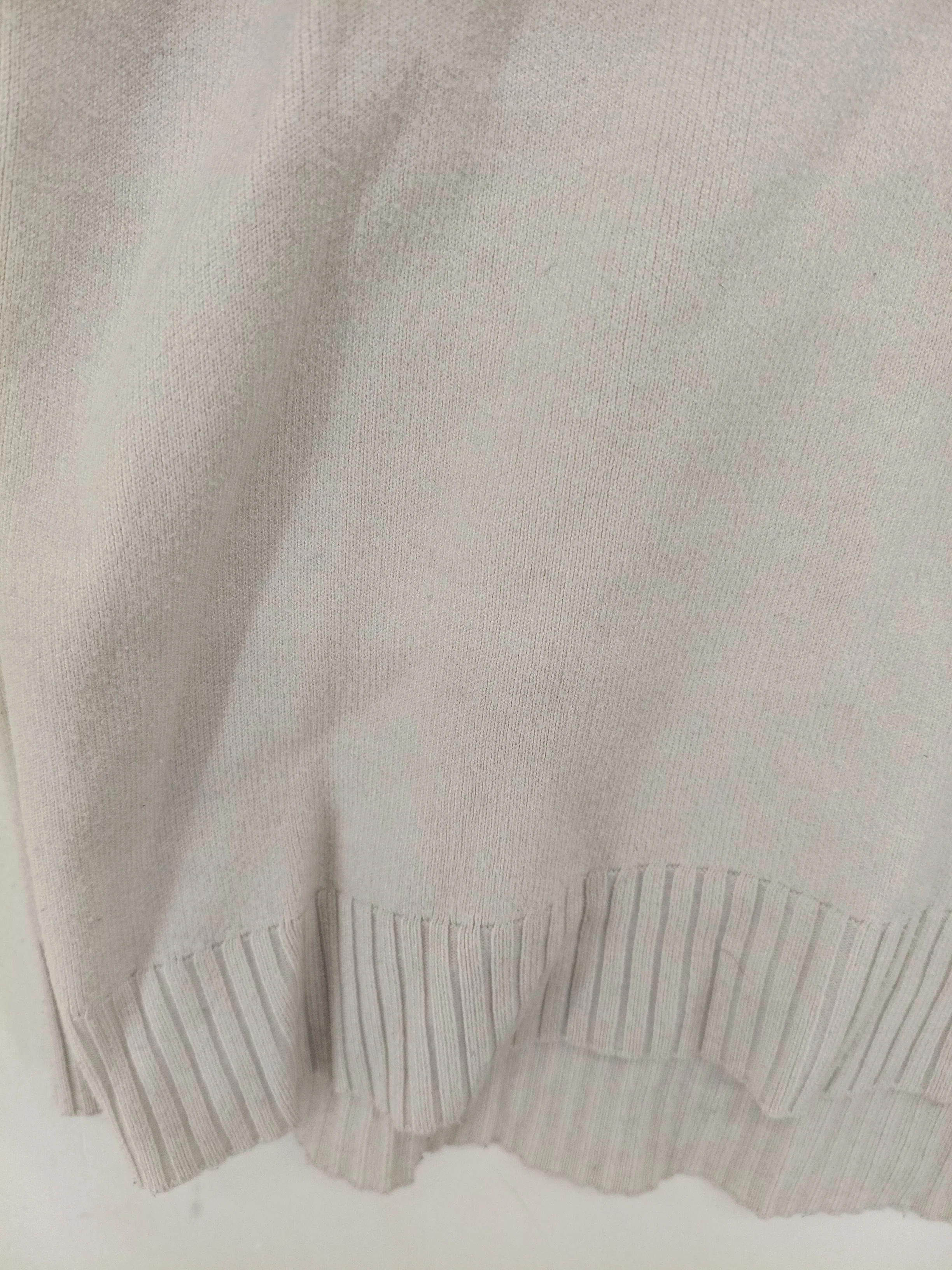 Uniqlo Men's Jumper XS Cream Acrylic - Image 5