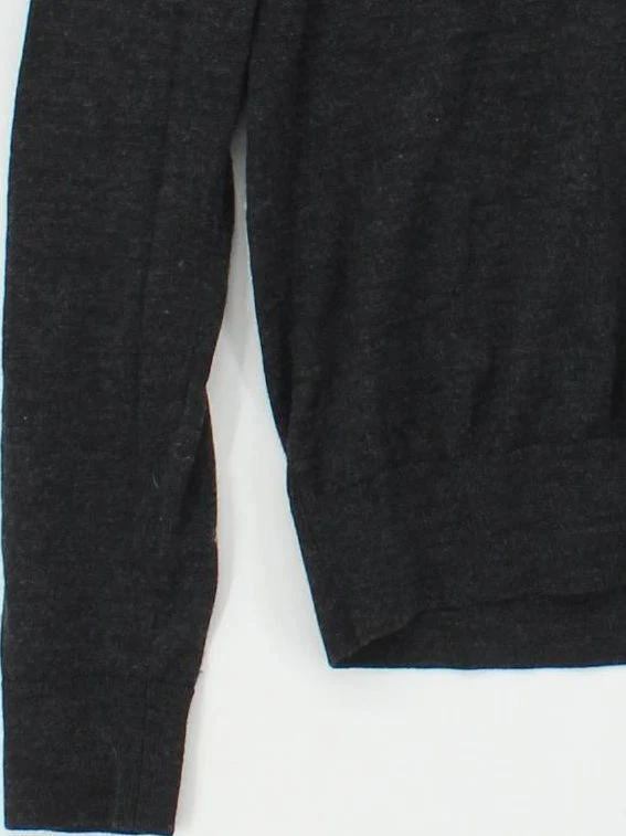 Uniqlo Men's Jumper XS Grey 100% Wool Crew Neck Pullover - Image 4