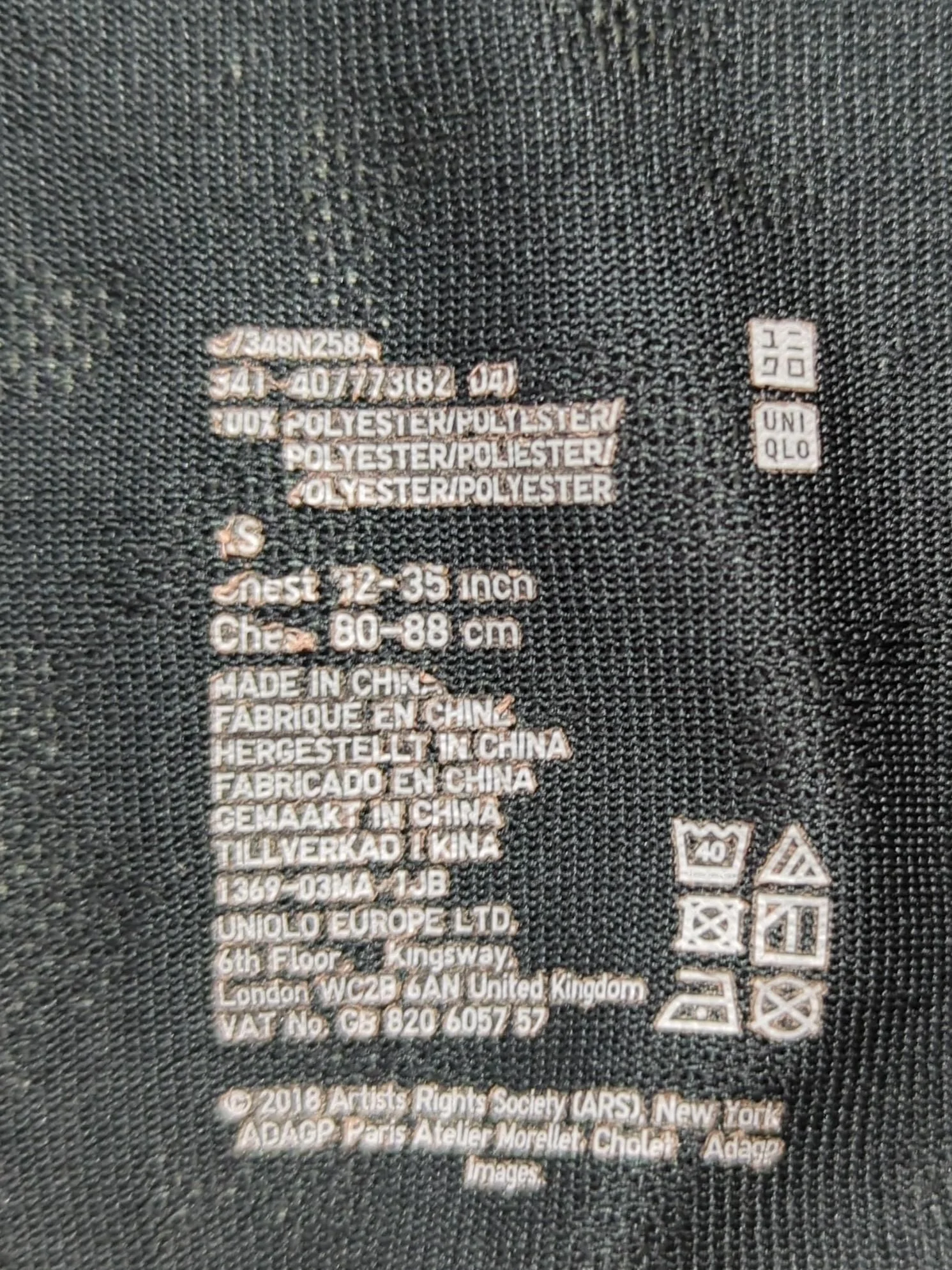 Uniqlo Men's Polo XS Black 100% Polyester Basic - Image 6