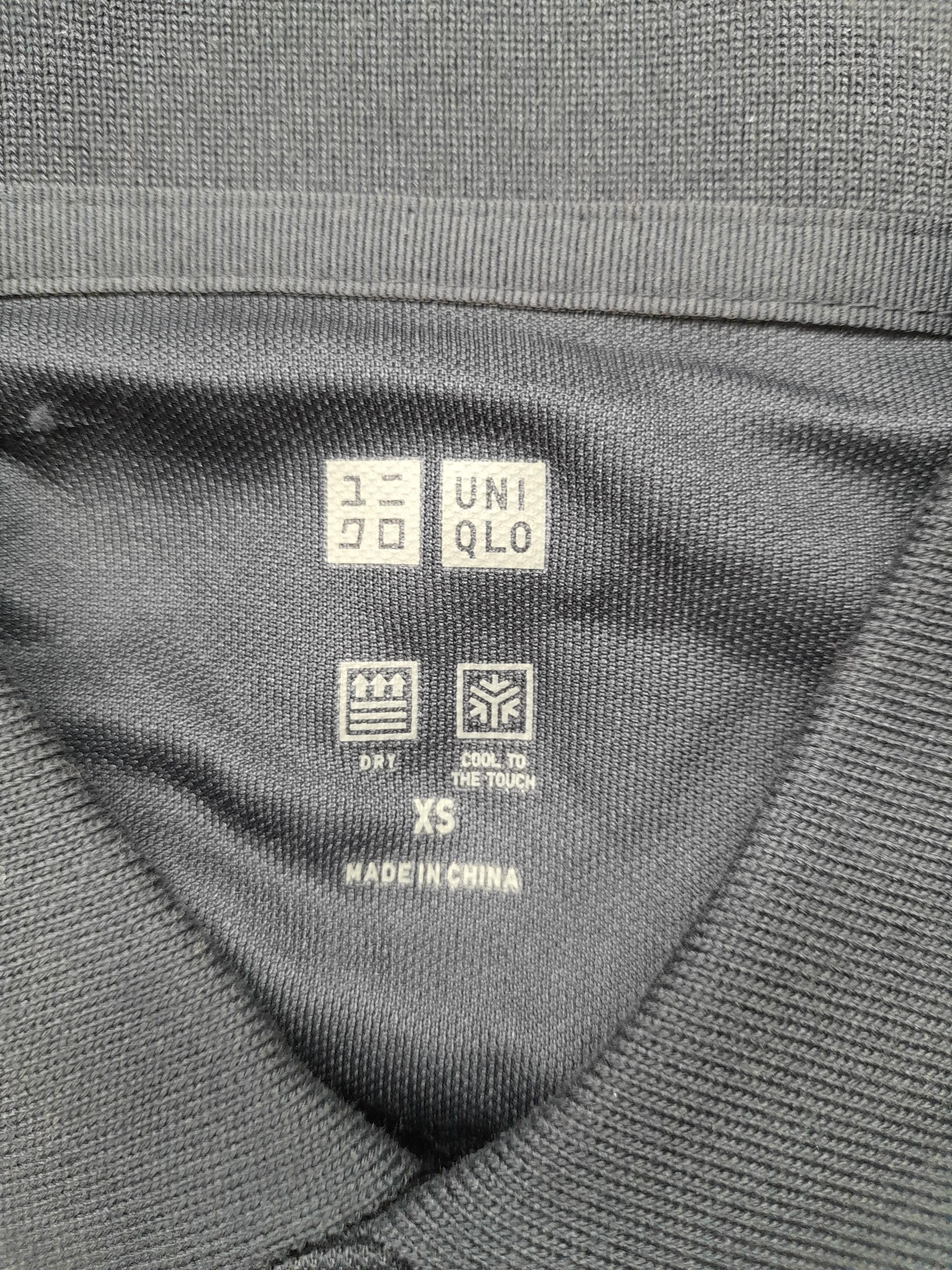 Uniqlo Men's Polo XS Black Cotton with Polyamide, Polyester, Viscose Basic - Image 5