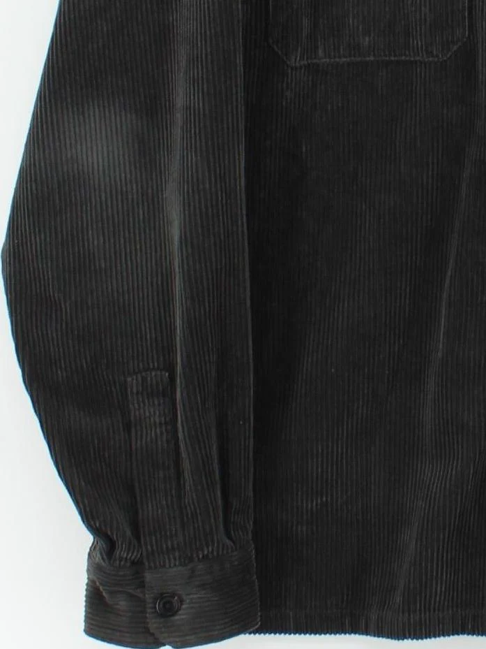Uniqlo Men's Shirt L Black 100% Cotton Basic - Image 4