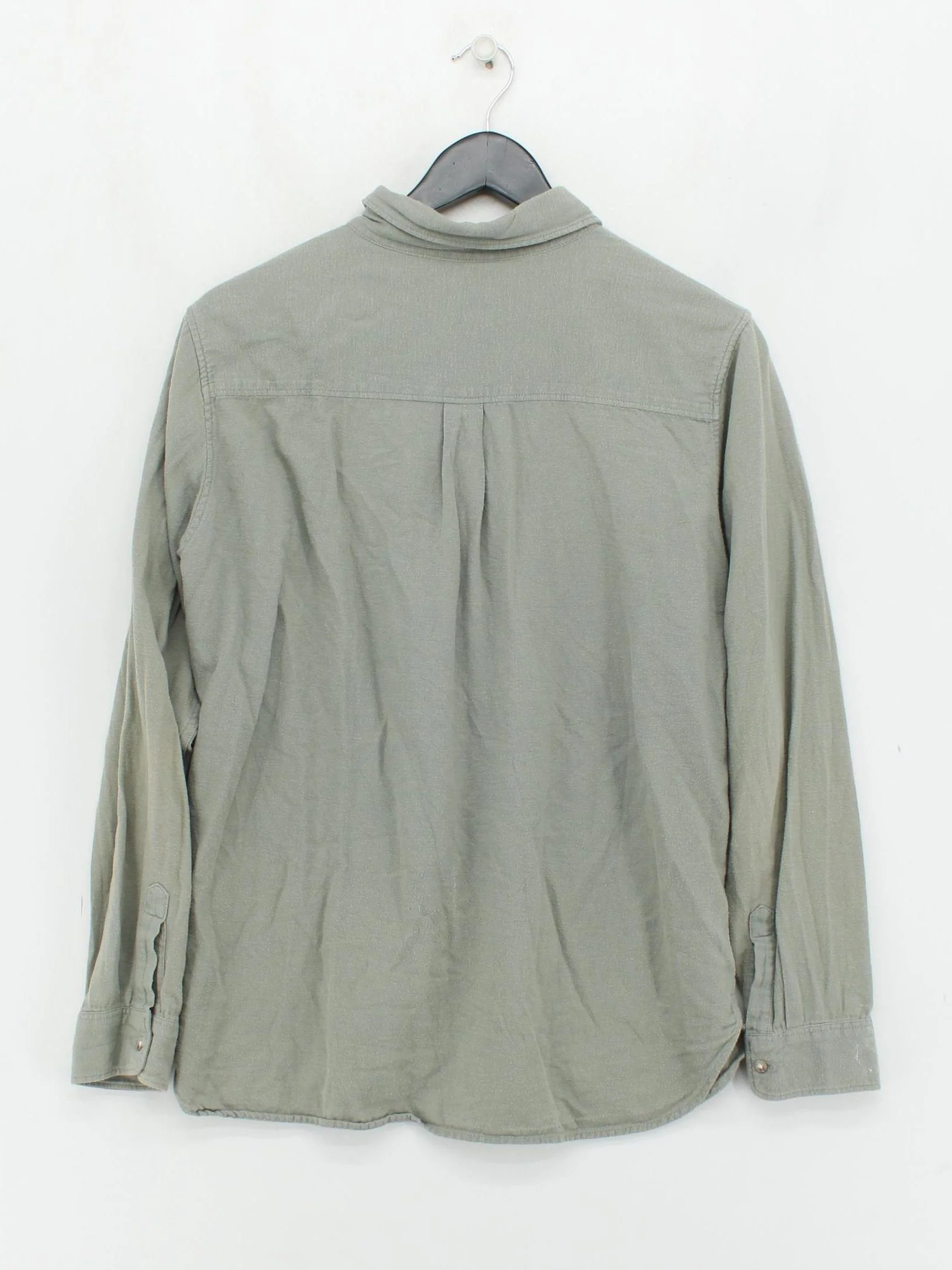 Uniqlo Men's Shirt L Green 100% Cotton Basic - Image 2