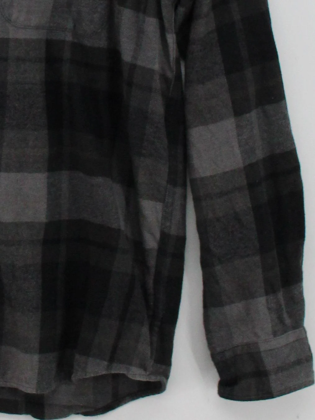 Uniqlo Men's Shirt M Grey Checkered 100% Cotton Basic - Image 4