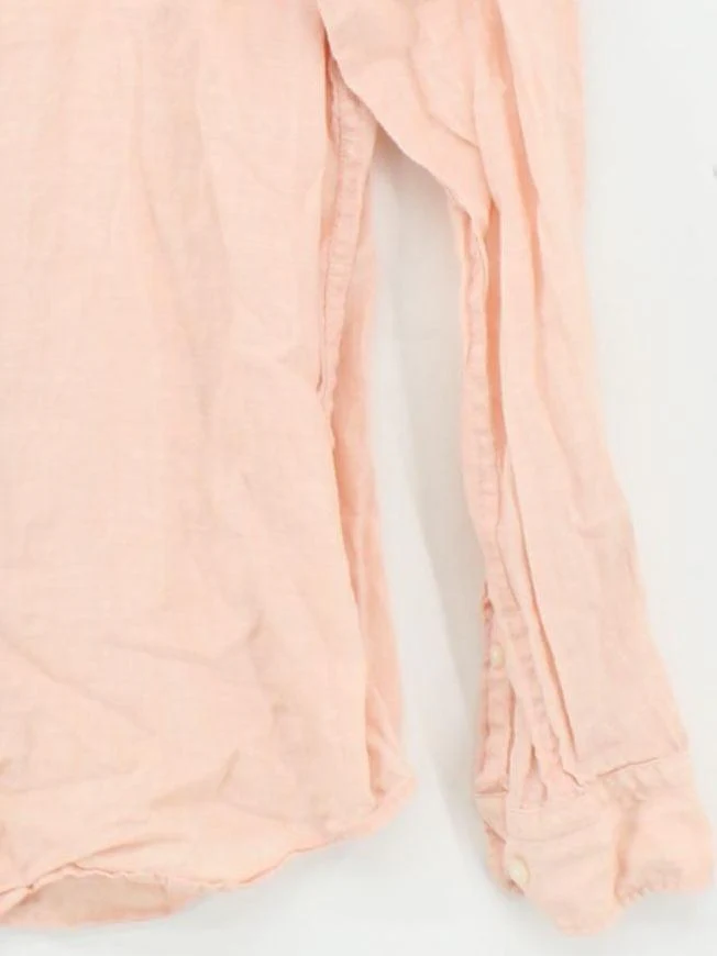 Uniqlo Men's Shirt S Pink 100% Other Basic - Image 4