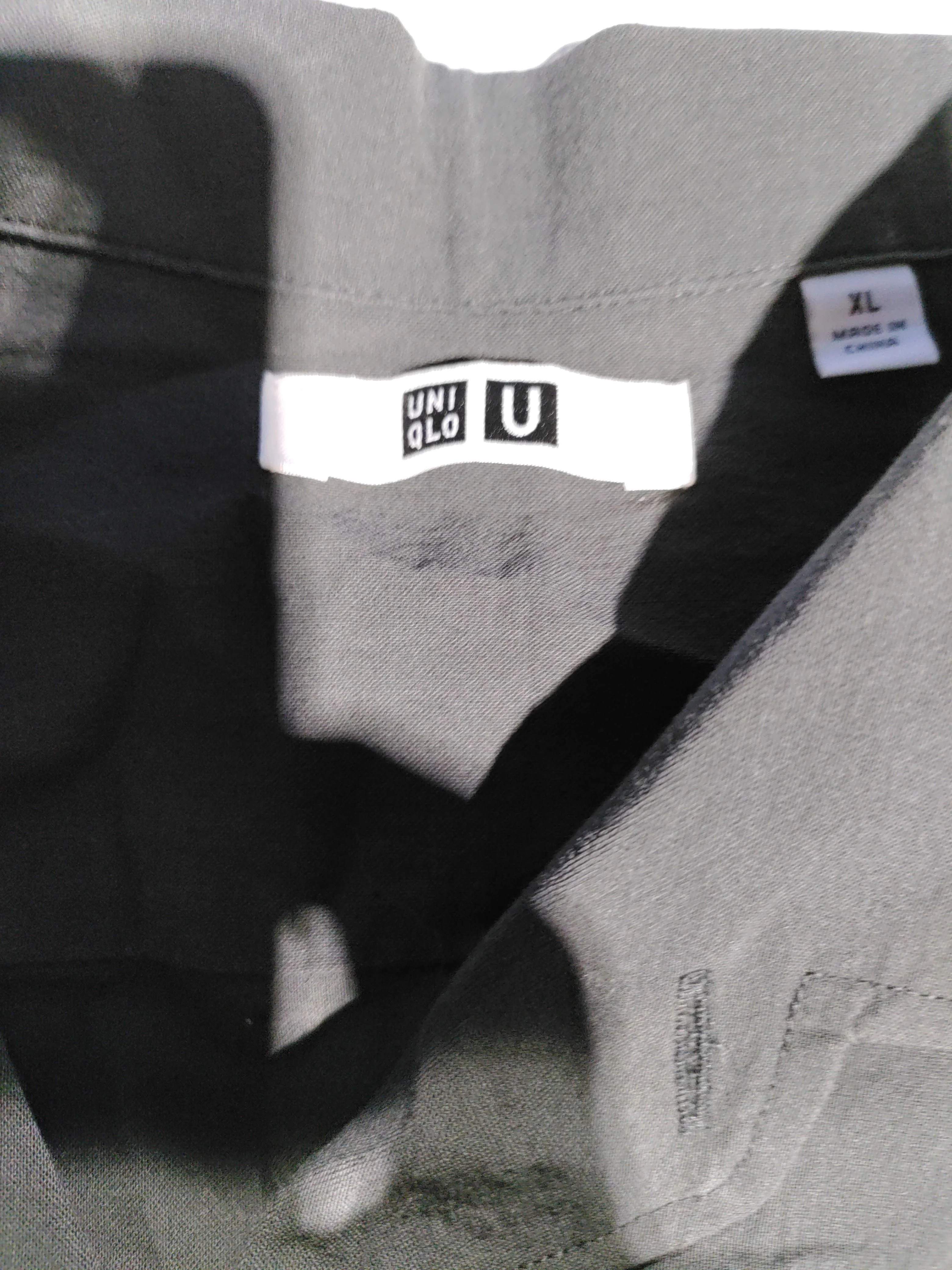 Uniqlo Men's Shirt XL Black 100% Cotton Basic New with tags - Image 5