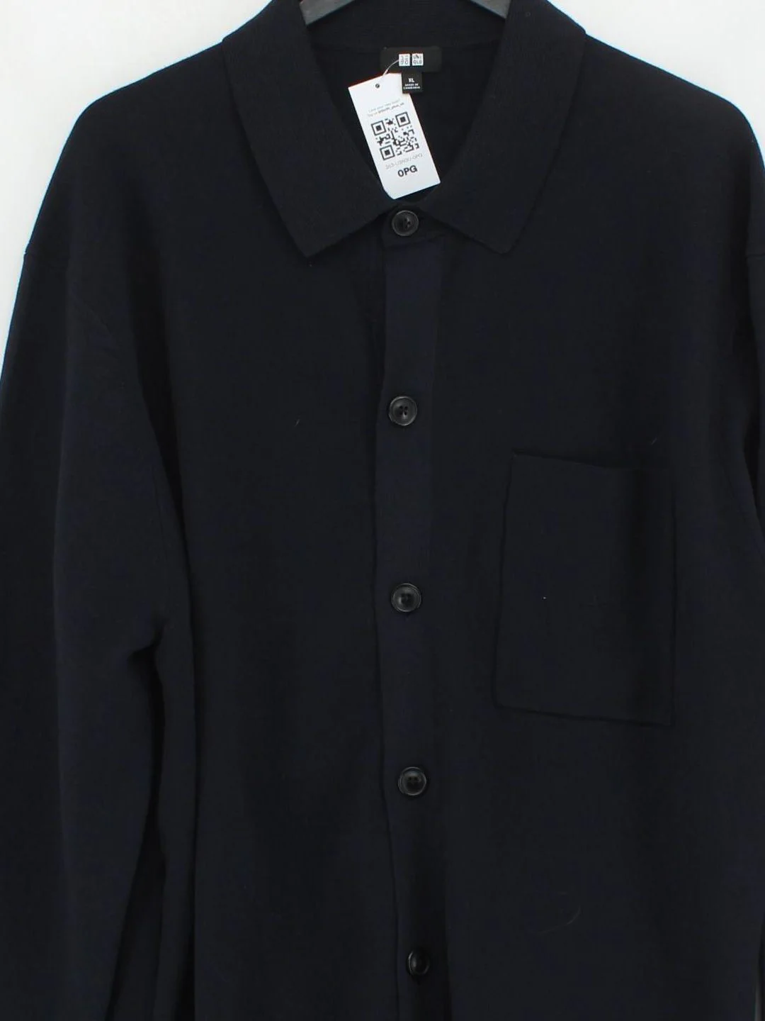 Uniqlo Men's Shirt XL Blue 100% Other Basic - Image 3