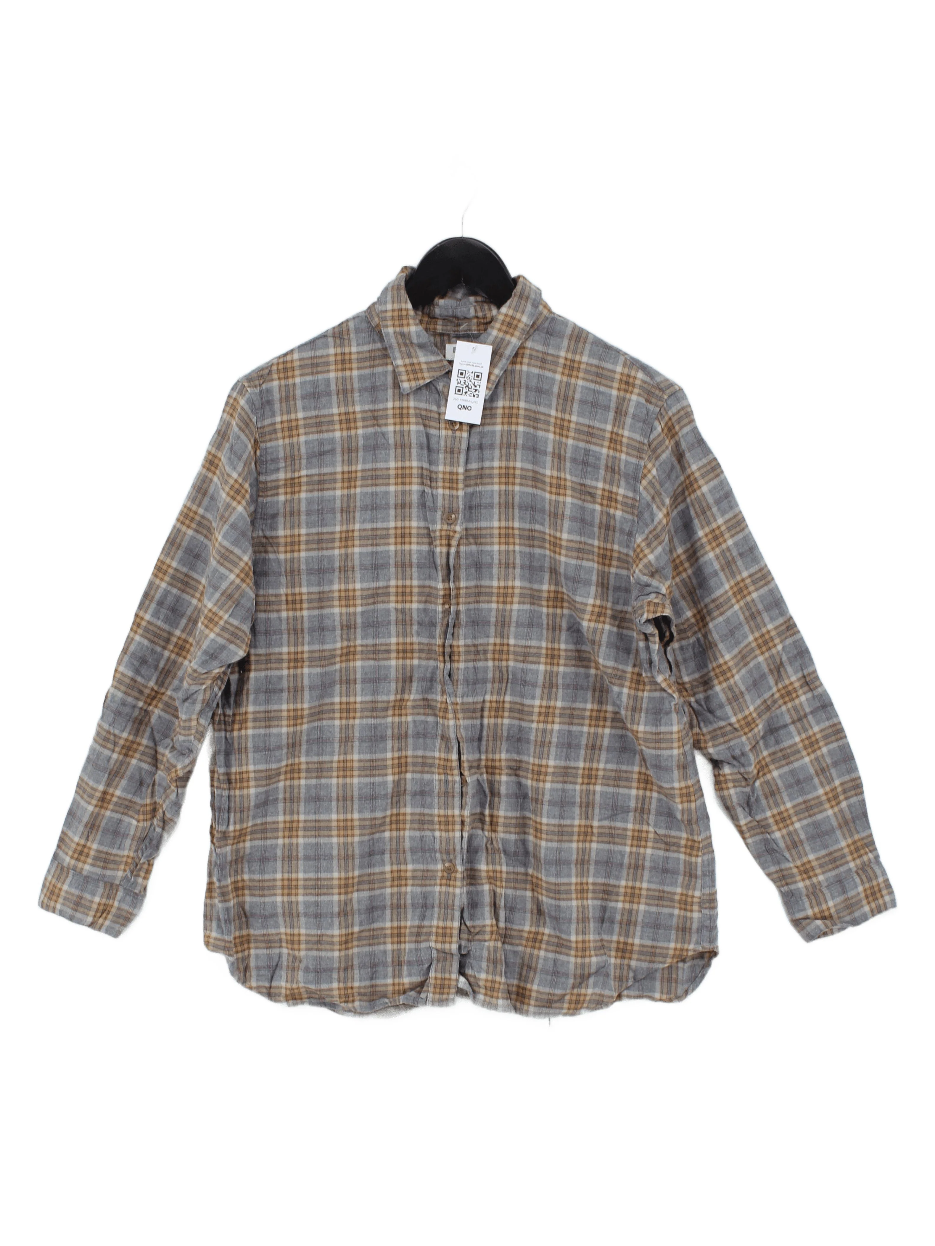 Uniqlo Men's Shirt XL Multi Checkered 100% Cotton Basic