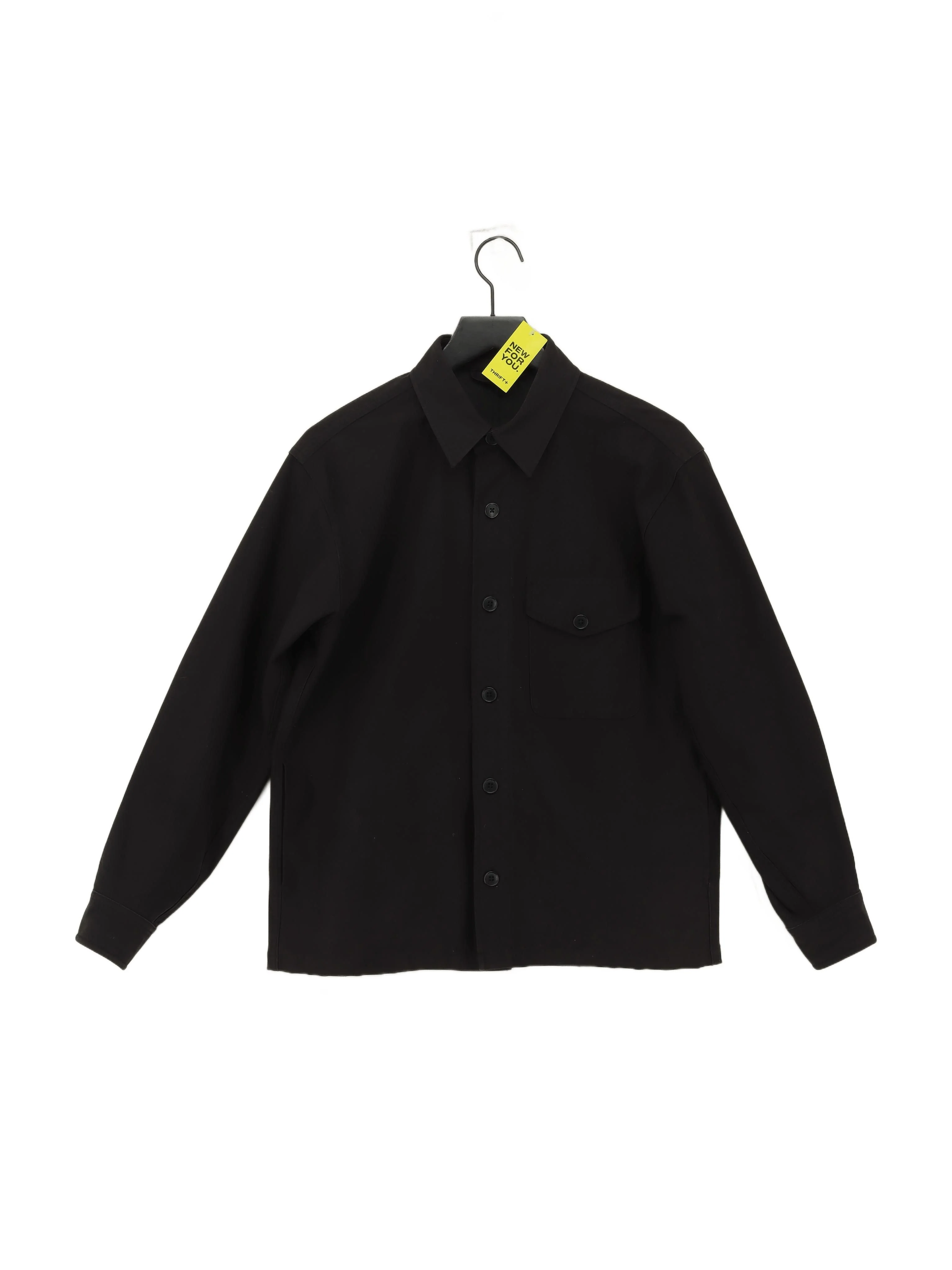 Uniqlo Men's Shirt XS Black Elastane with Cotton Basic