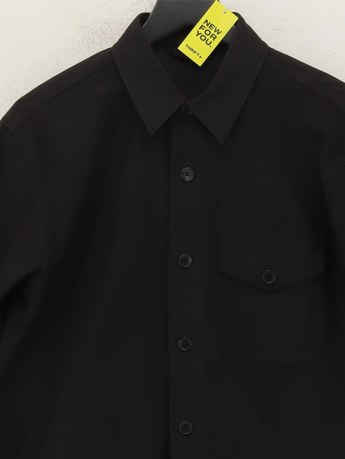 Uniqlo Men's Shirt XS Black Elastane with Cotton Basic - Image 3