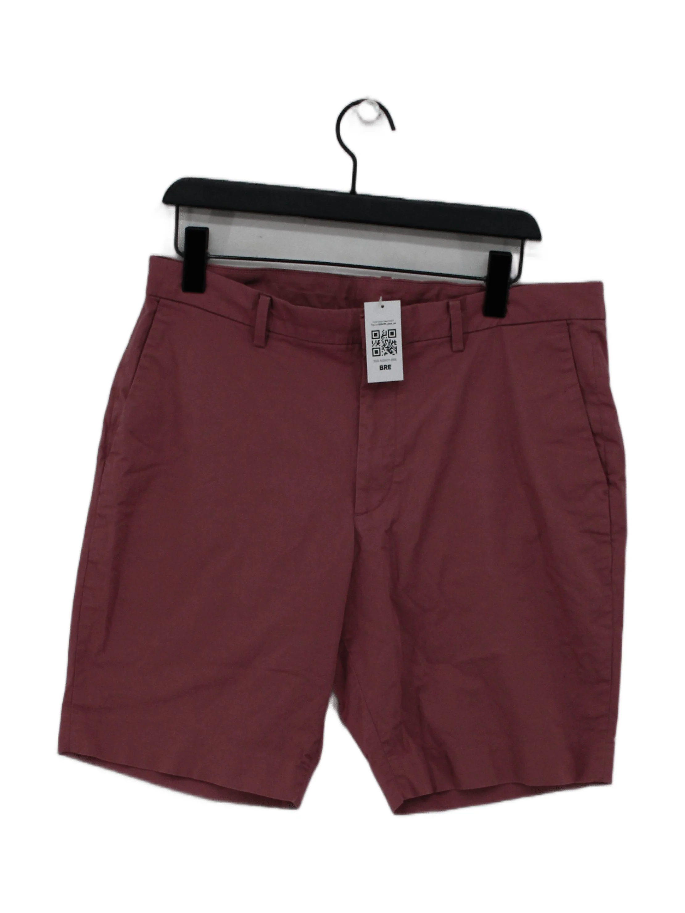 Uniqlo Men's Shorts L Red Cotton with Elastane Chino