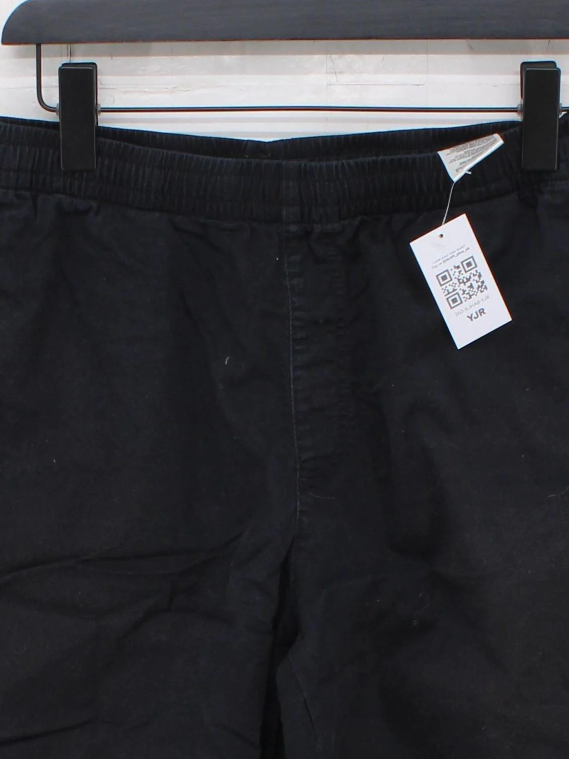 Uniqlo Men's Shorts M Black Cotton with Elastane, Polyester Sweat - Image 3