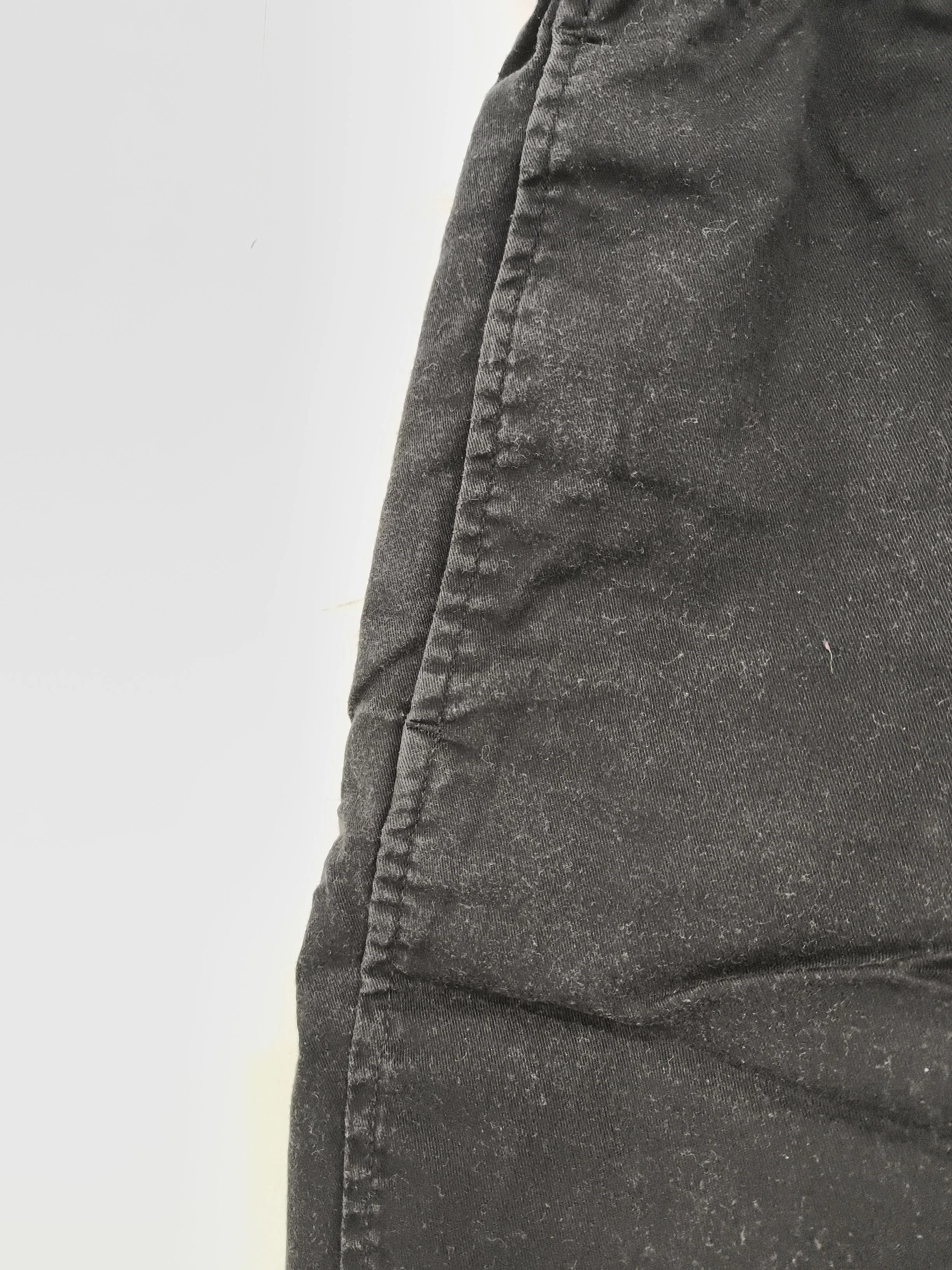 Uniqlo Men's Shorts M Black Cotton with Elastane, Polyester Sweat - Image 5
