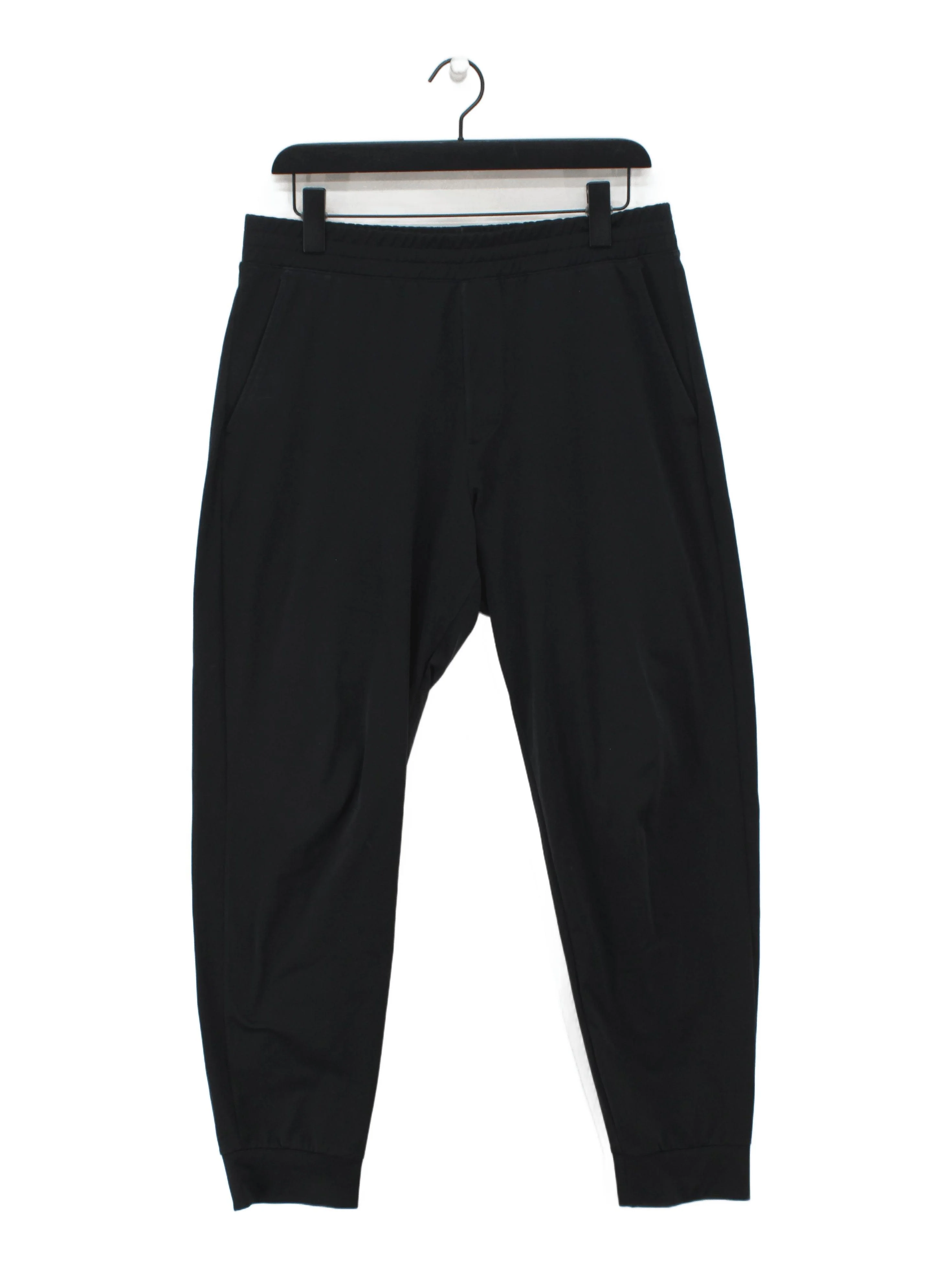 Uniqlo Men's Sports Bottoms L Black 100% Polyester Sweatpants