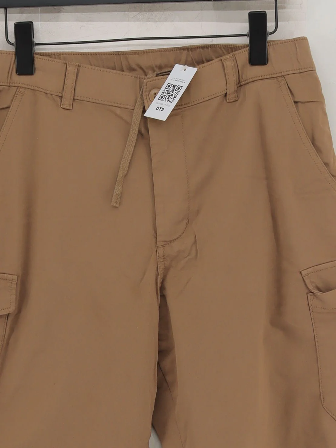 Uniqlo Men's Sports Bottoms L Tan Cotton with Elastane Tapered Sweatpants - Image 3