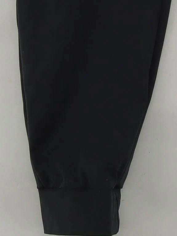 Uniqlo Men's Sports Bottoms M Black Polyester with Elastane Tapered Sweatpants - Image 4