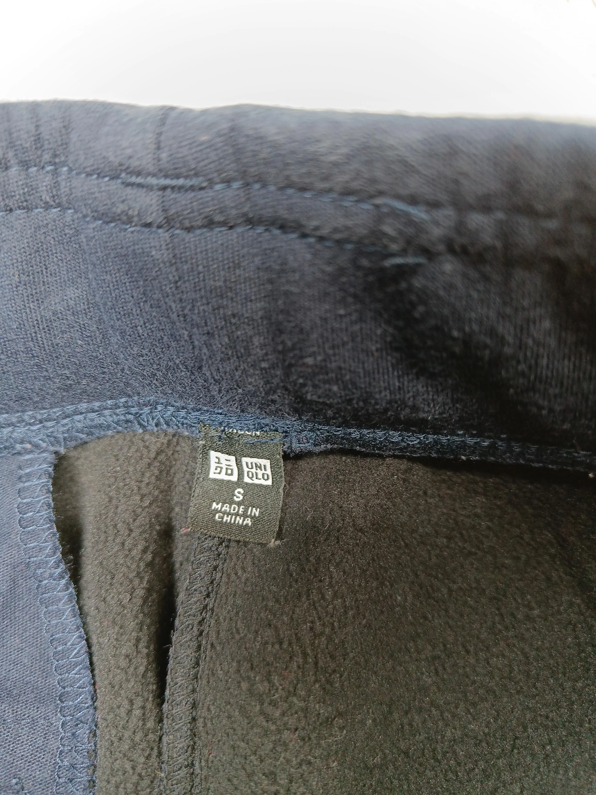 Uniqlo Men's Sports Bottoms S Blue Cotton with Polyester Sweatpants - Image 7
