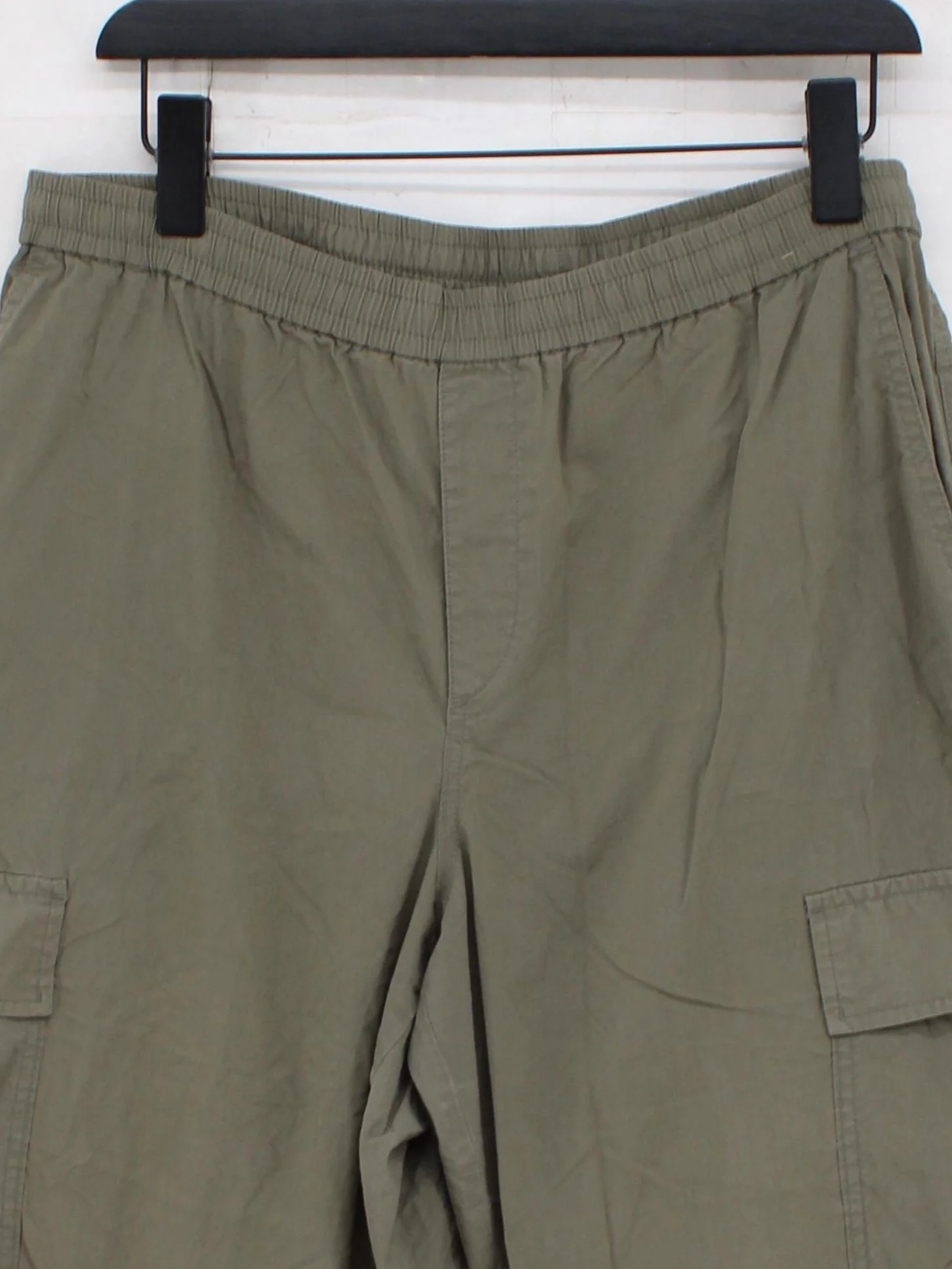 Uniqlo Men's Sports Bottoms XL Green Cotton with Polyamide Tapered Sweatpants - Image 3