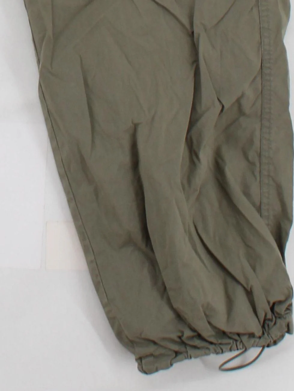 Uniqlo Men's Sports Bottoms XL Green Cotton with Polyamide Tapered Sweatpants - Image 4