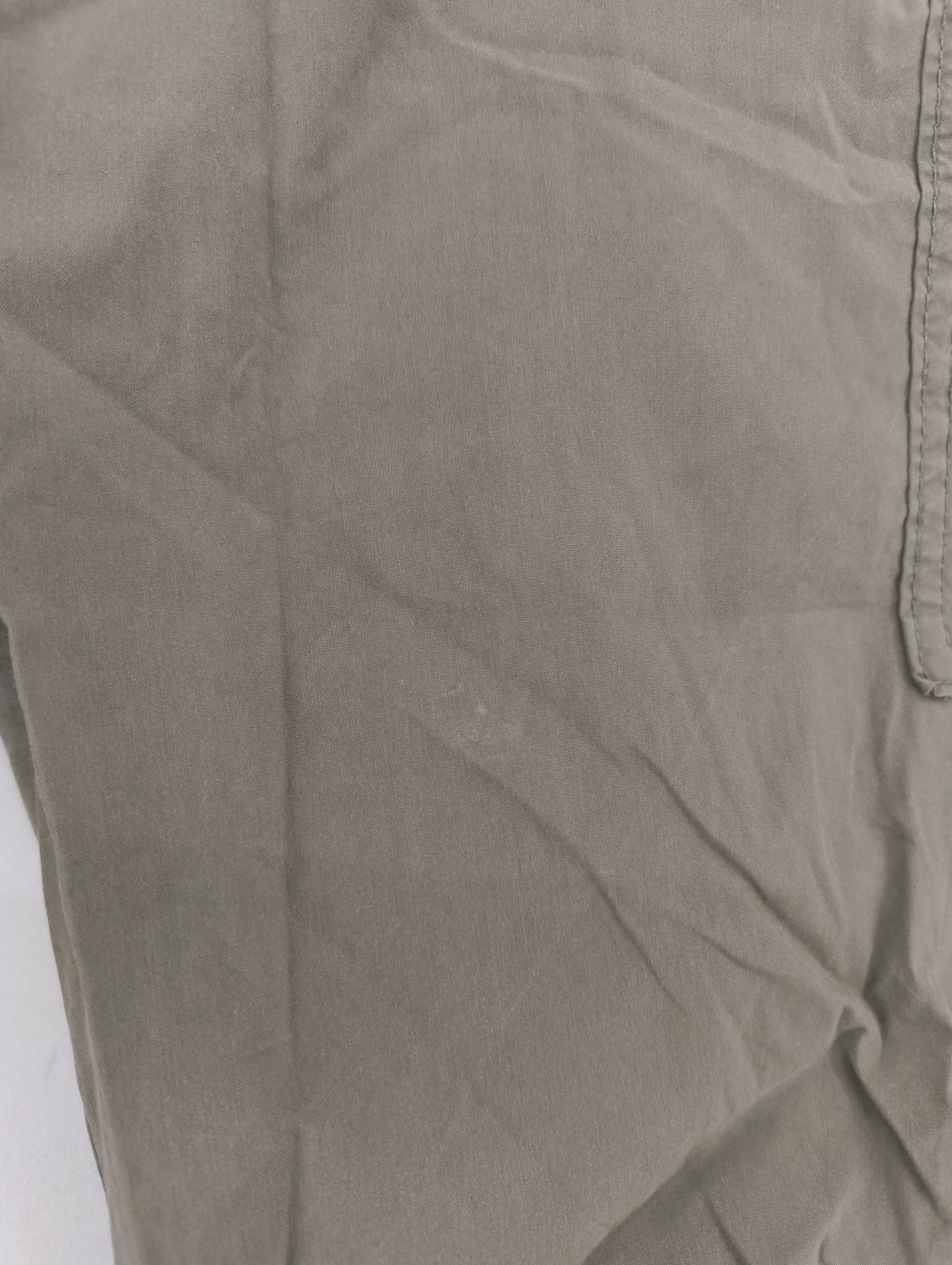 Uniqlo Men's Sports Bottoms XL Green Cotton with Polyamide Tapered Sweatpants - Image 5