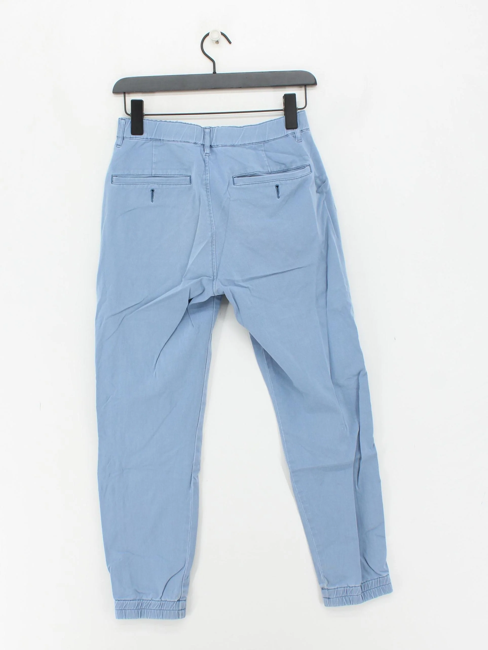 Uniqlo Men's Sports Bottoms XS Blue Cotton with Spandex Tapered Sweatpants - Image 2