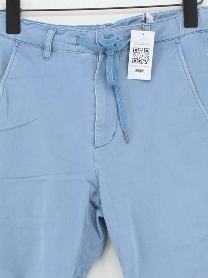Uniqlo Men's Sports Bottoms XS Blue Cotton with Spandex Tapered Sweatpants - Image 3