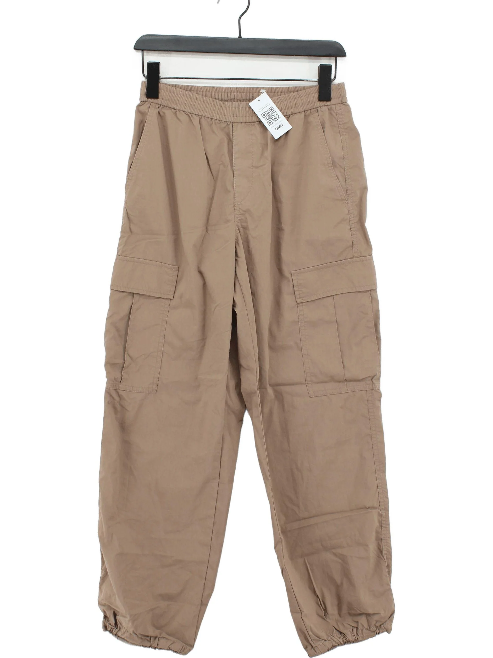 Uniqlo Men's Sports Bottoms XS Tan Cotton with Polyamide Tapered Sweatpants