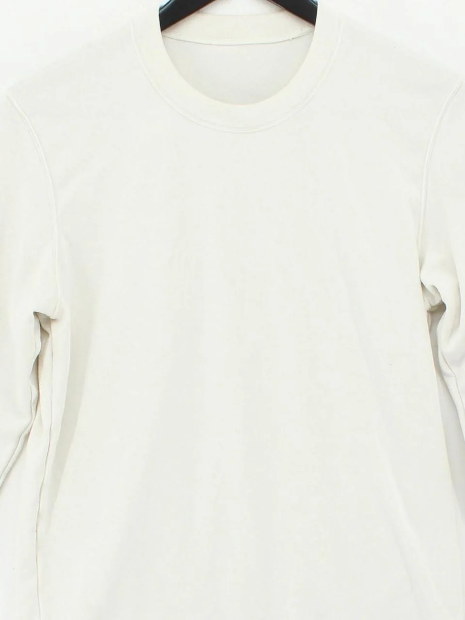 Uniqlo Men's T-Shirt Chest: 36 in Cream 100% Other Basic - Image 3