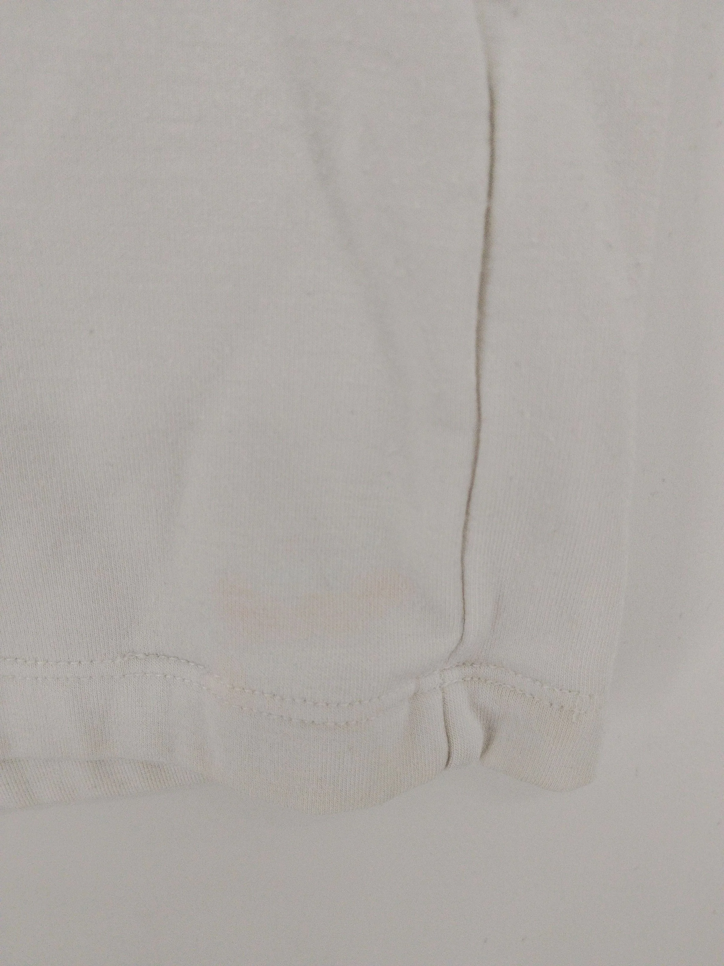Uniqlo Men's T-Shirt Chest: 36 in Cream 100% Other Basic - Image 6