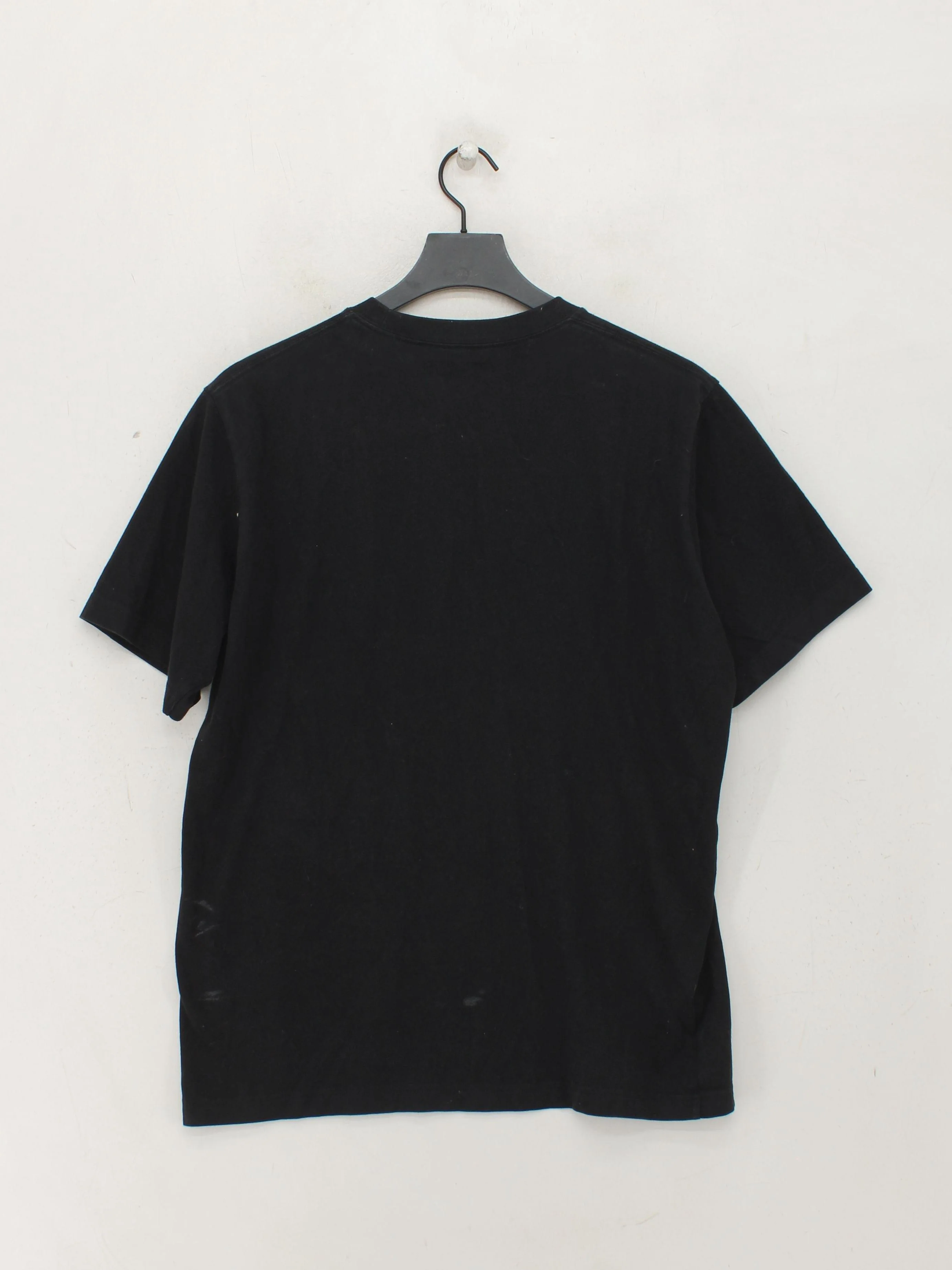 Uniqlo Men's T-Shirt L Black Graphic 100% Cotton Basic - Image 2