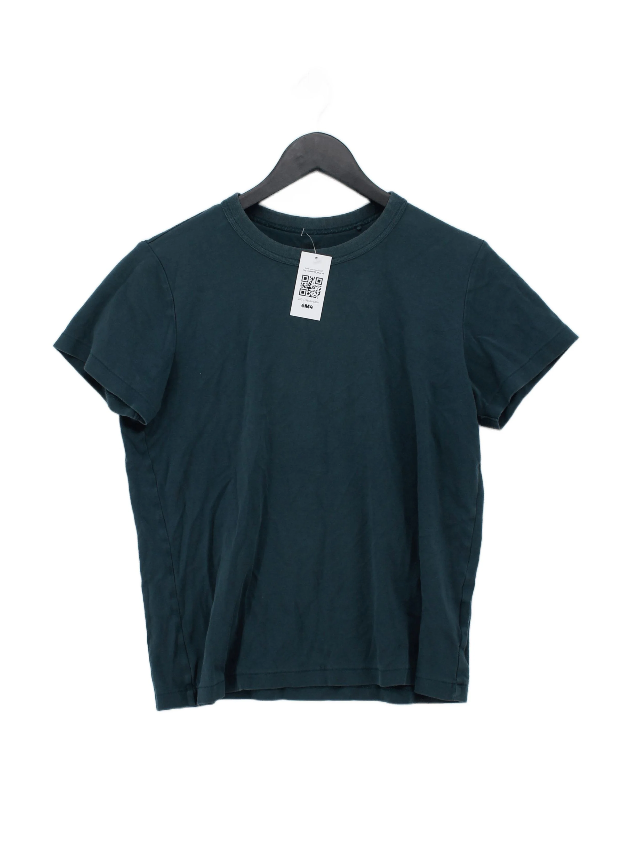 Uniqlo Men's T-Shirt L Blue 100% Cotton Basic