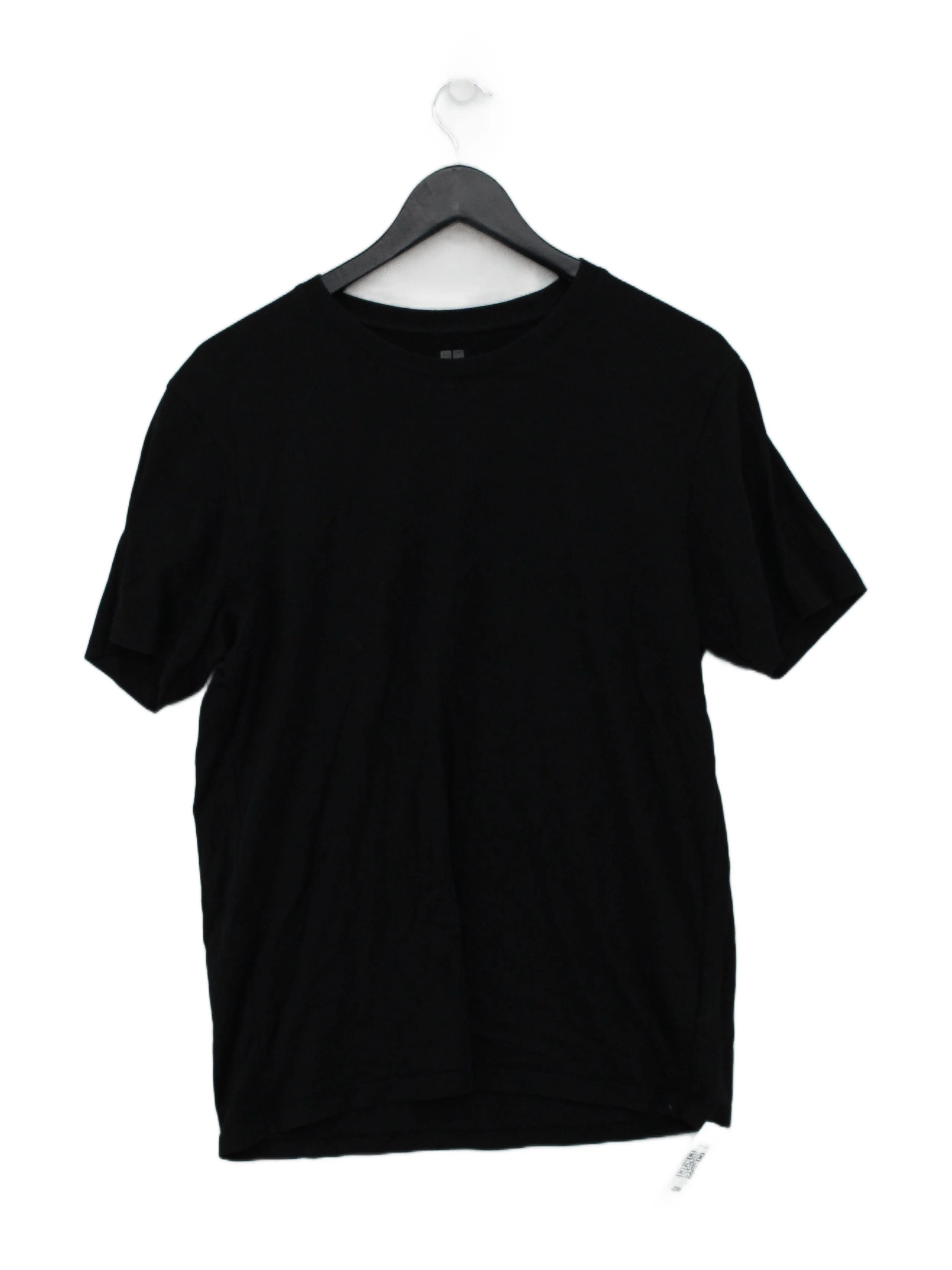 Uniqlo Men's T-Shirt M Black 100% Cotton Basic
