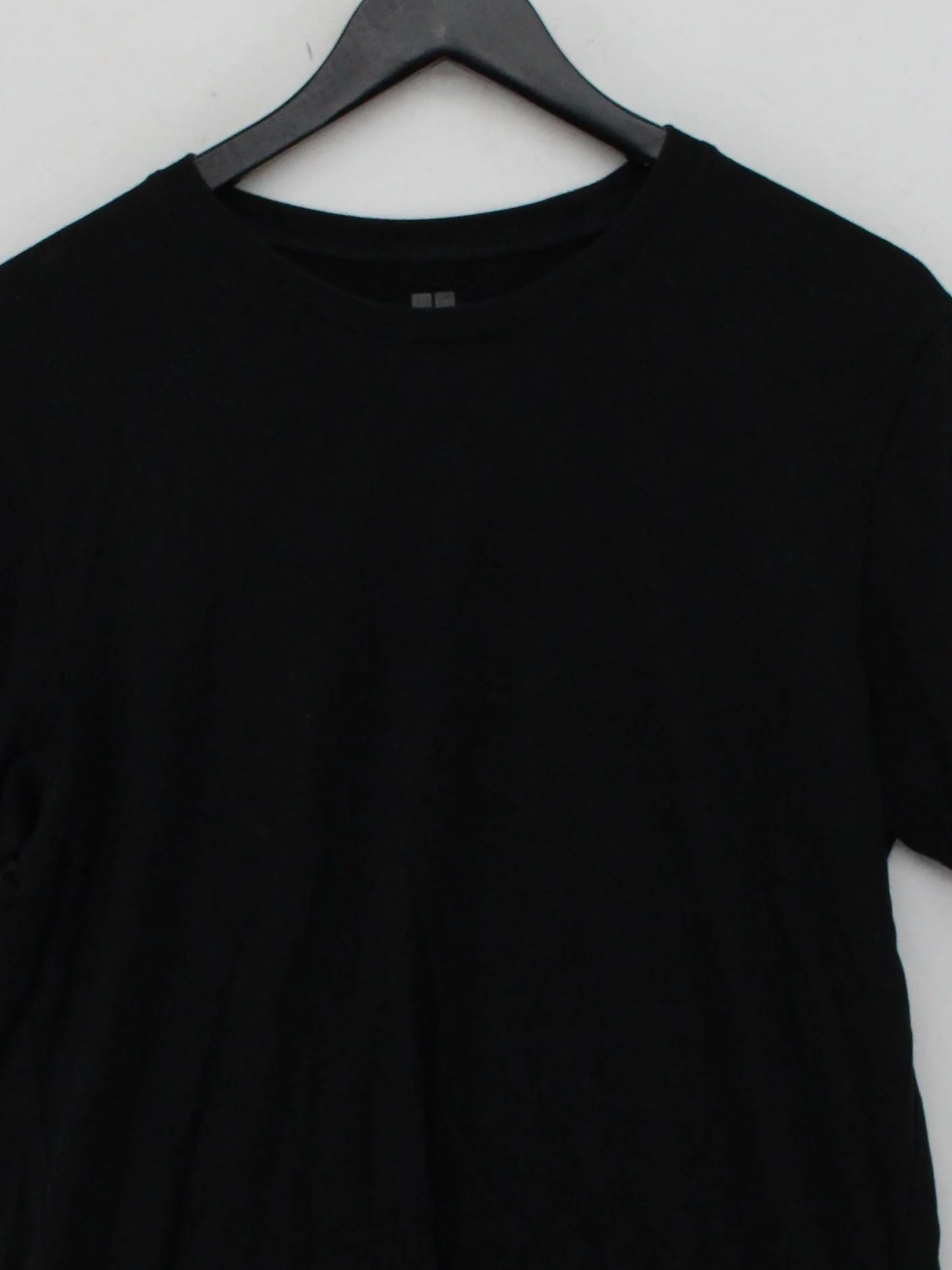 Uniqlo Men's T-Shirt M Black 100% Cotton Basic - Image 3