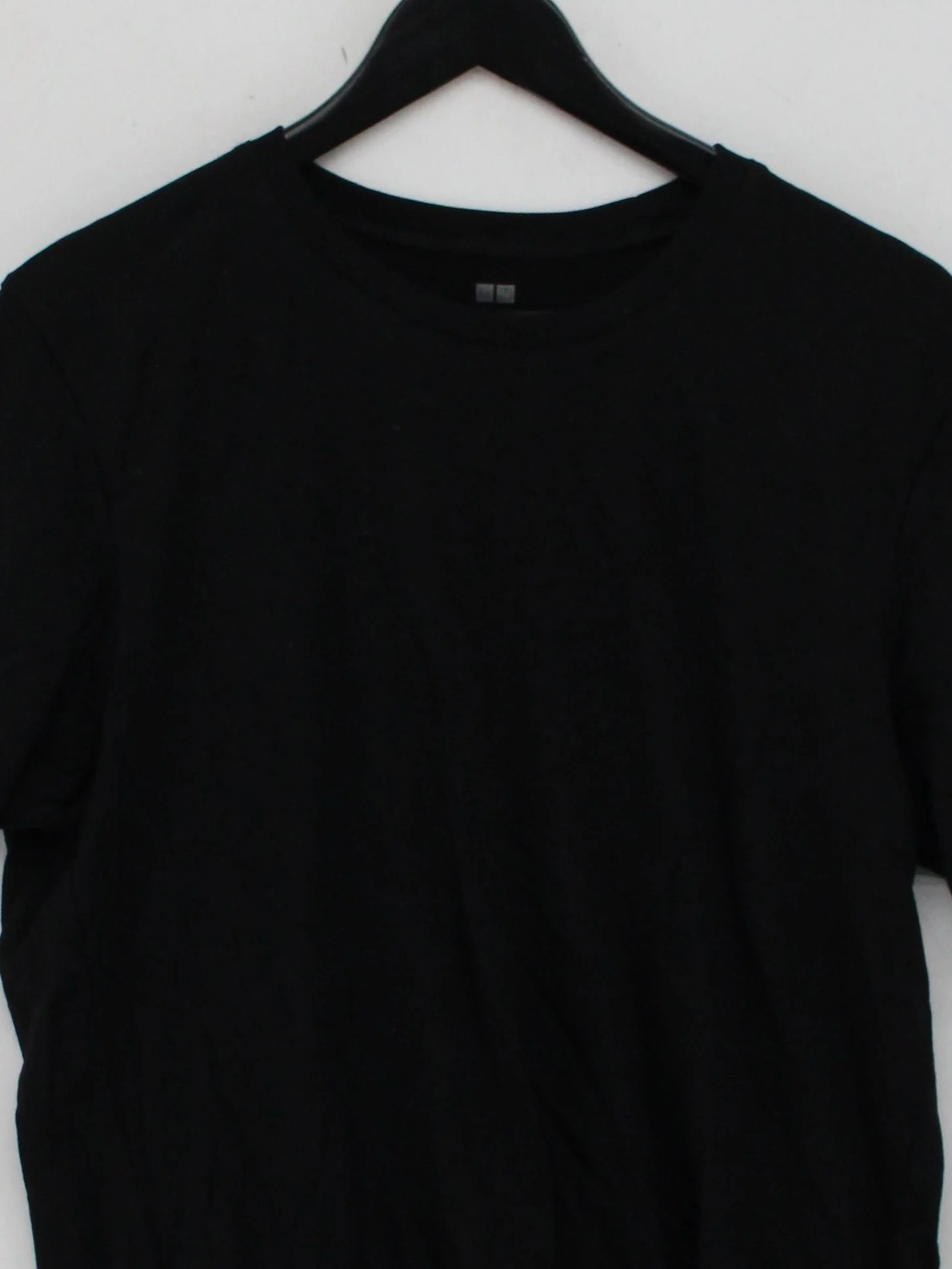 Uniqlo Men's T-Shirt M Black 100% Cotton Basic - Image 3