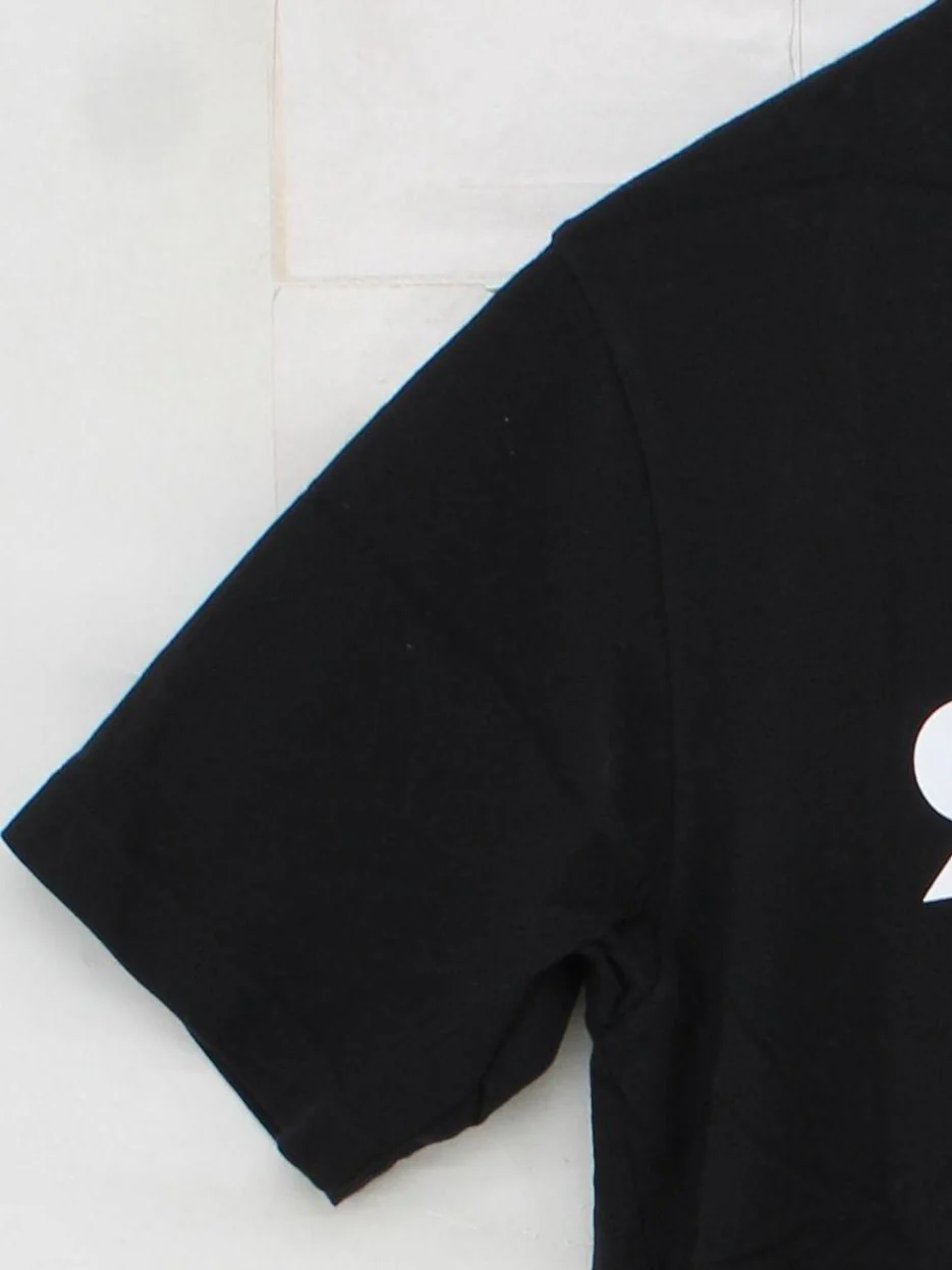 Uniqlo Men's T-Shirt M Black Graphic 100% Cotton Basic - Image 4