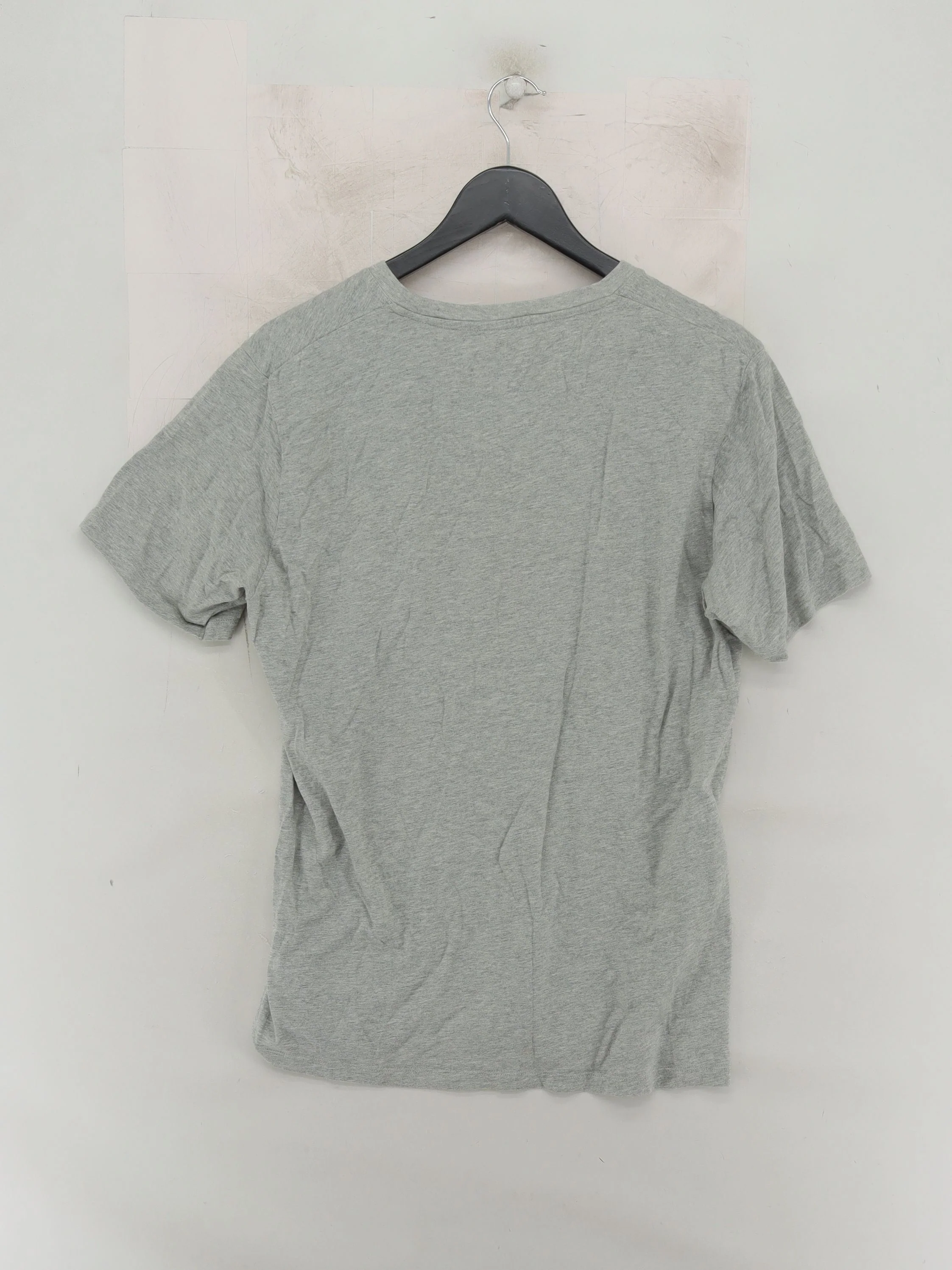 Uniqlo Men's T-Shirt M Grey 100% Cotton Basic - Image 2
