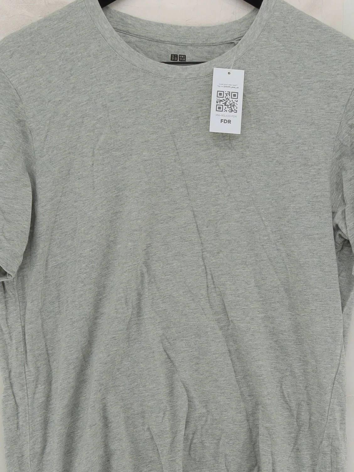 Uniqlo Men's T-Shirt M Grey 100% Cotton Basic - Image 3