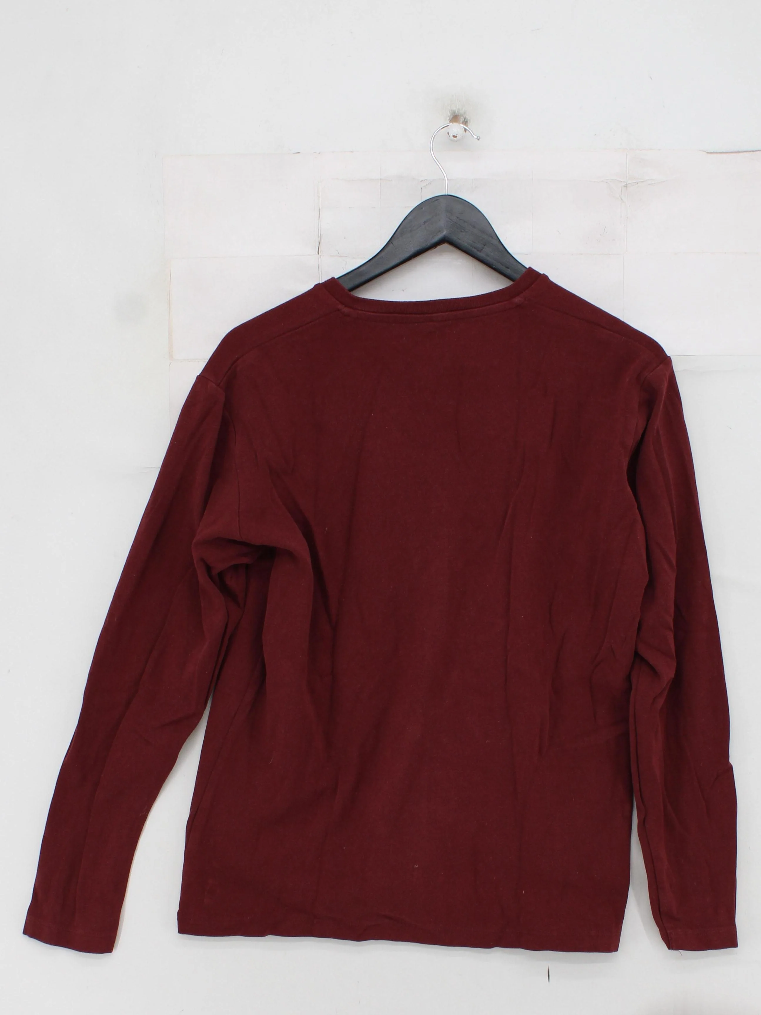 Uniqlo Men's T-Shirt M Red 100% Other Basic - Image 2