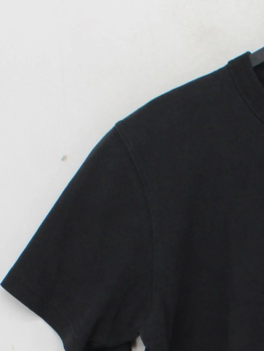 Uniqlo Men's T-Shirt S Black 100% Cotton Basic - Image 4