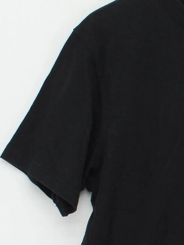 Uniqlo Men's T-Shirt S Black 100% Cotton Basic - Image 4