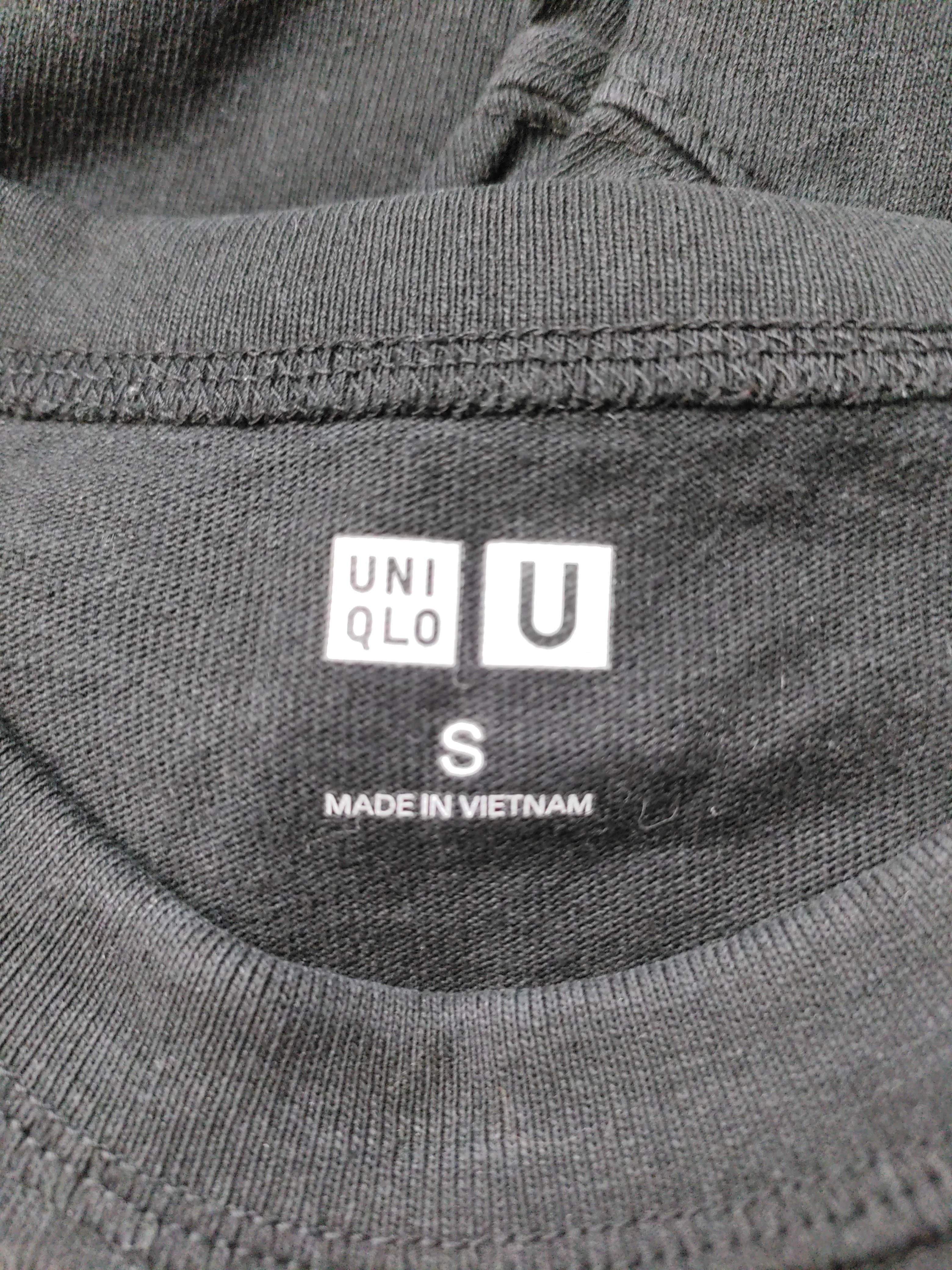 Uniqlo Men's T-Shirt S Black 100% Cotton Basic - Image 5