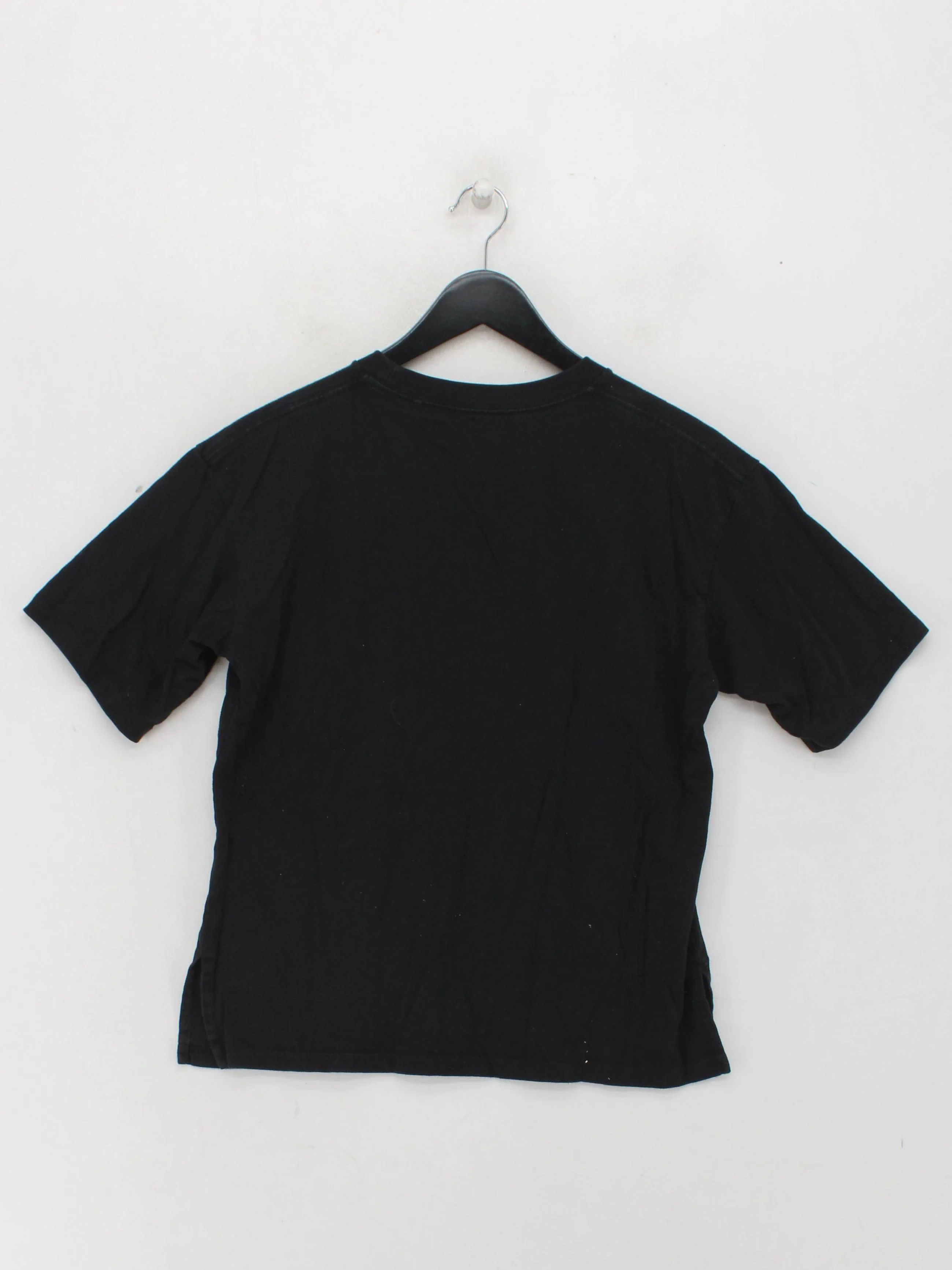 Uniqlo Men's T-Shirt S Black Graphic 100% Cotton Basic - Image 2