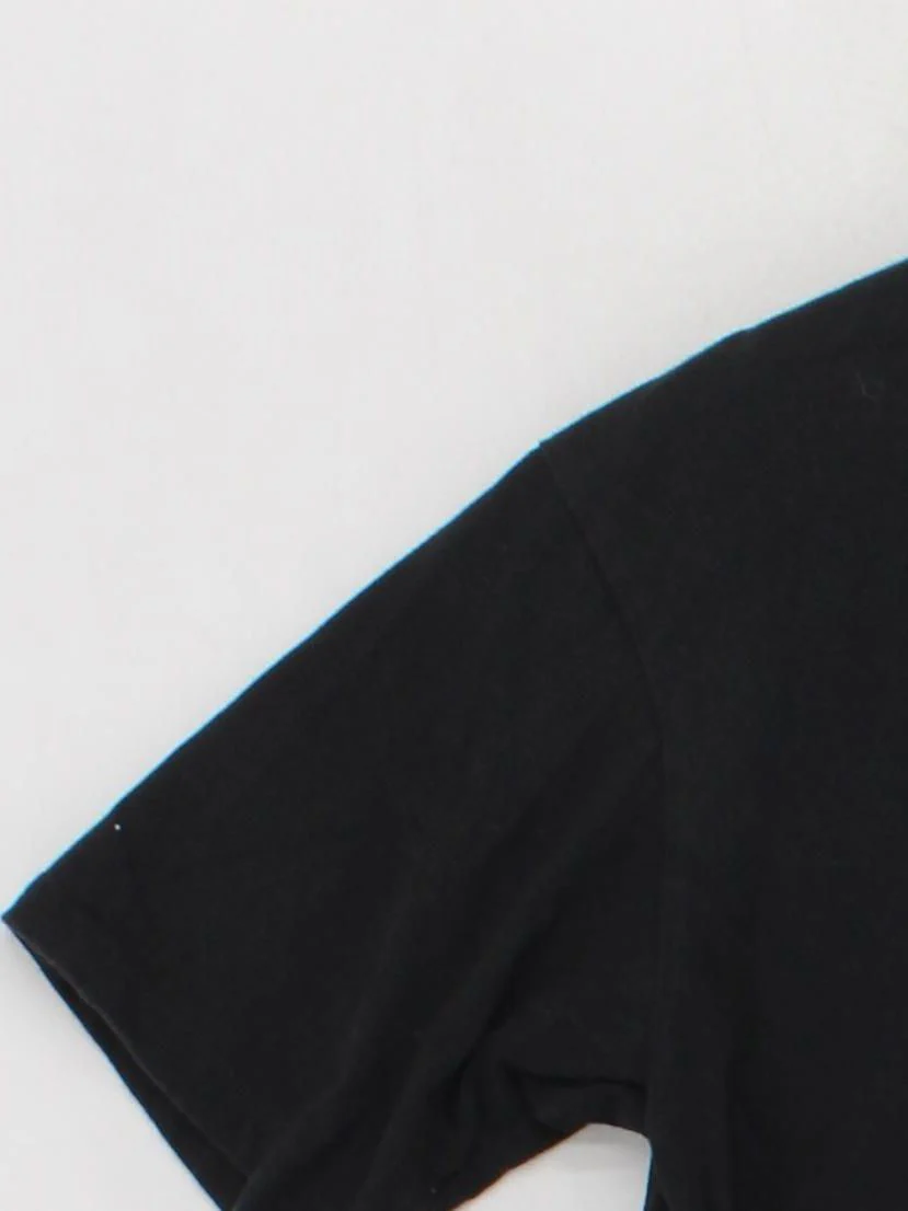 Uniqlo Men's T-Shirt S Black Graphic 100% Cotton Basic - Image 4