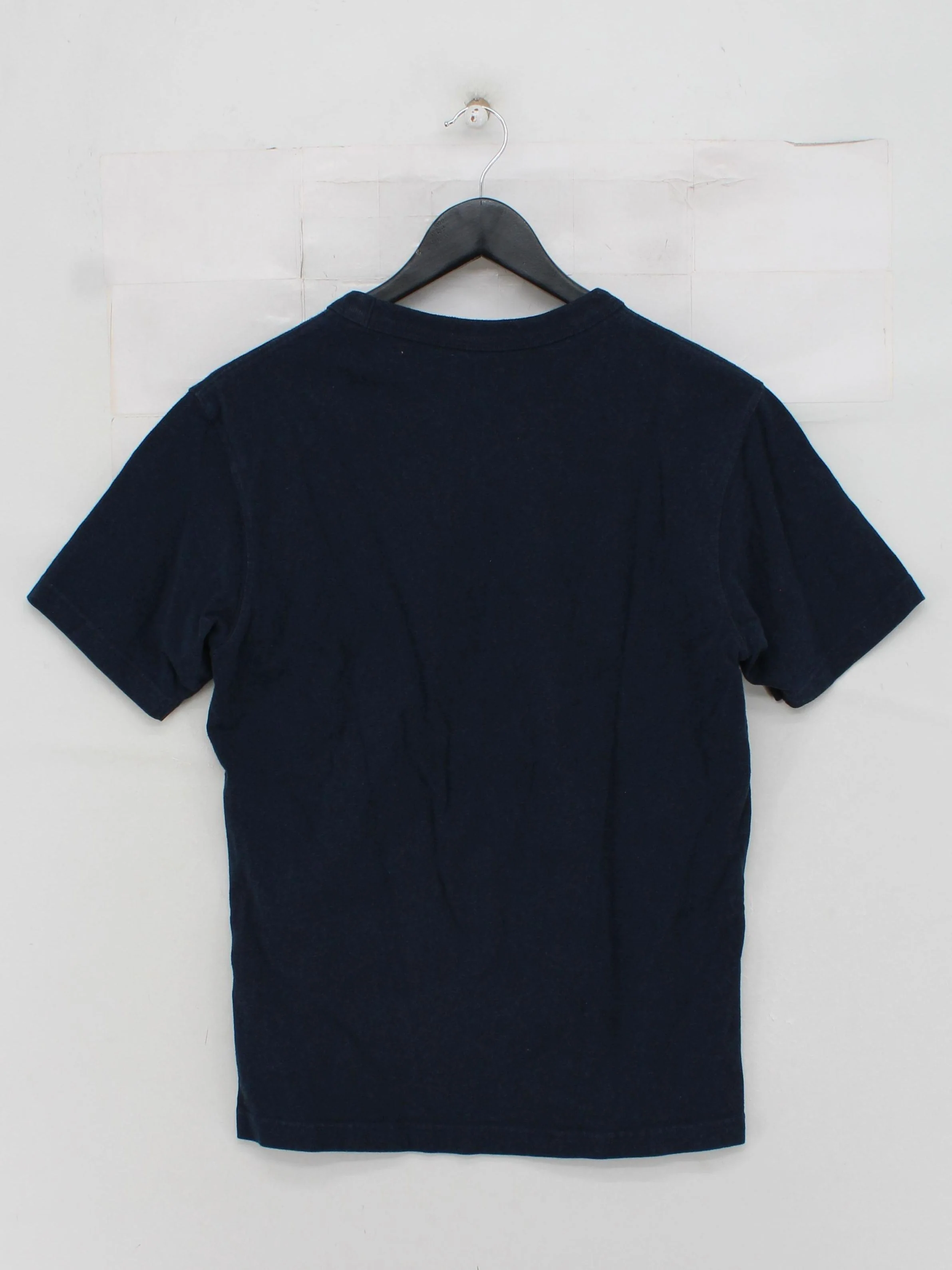 Uniqlo Men's T-Shirt S Blue 100% Cotton Basic - Image 2