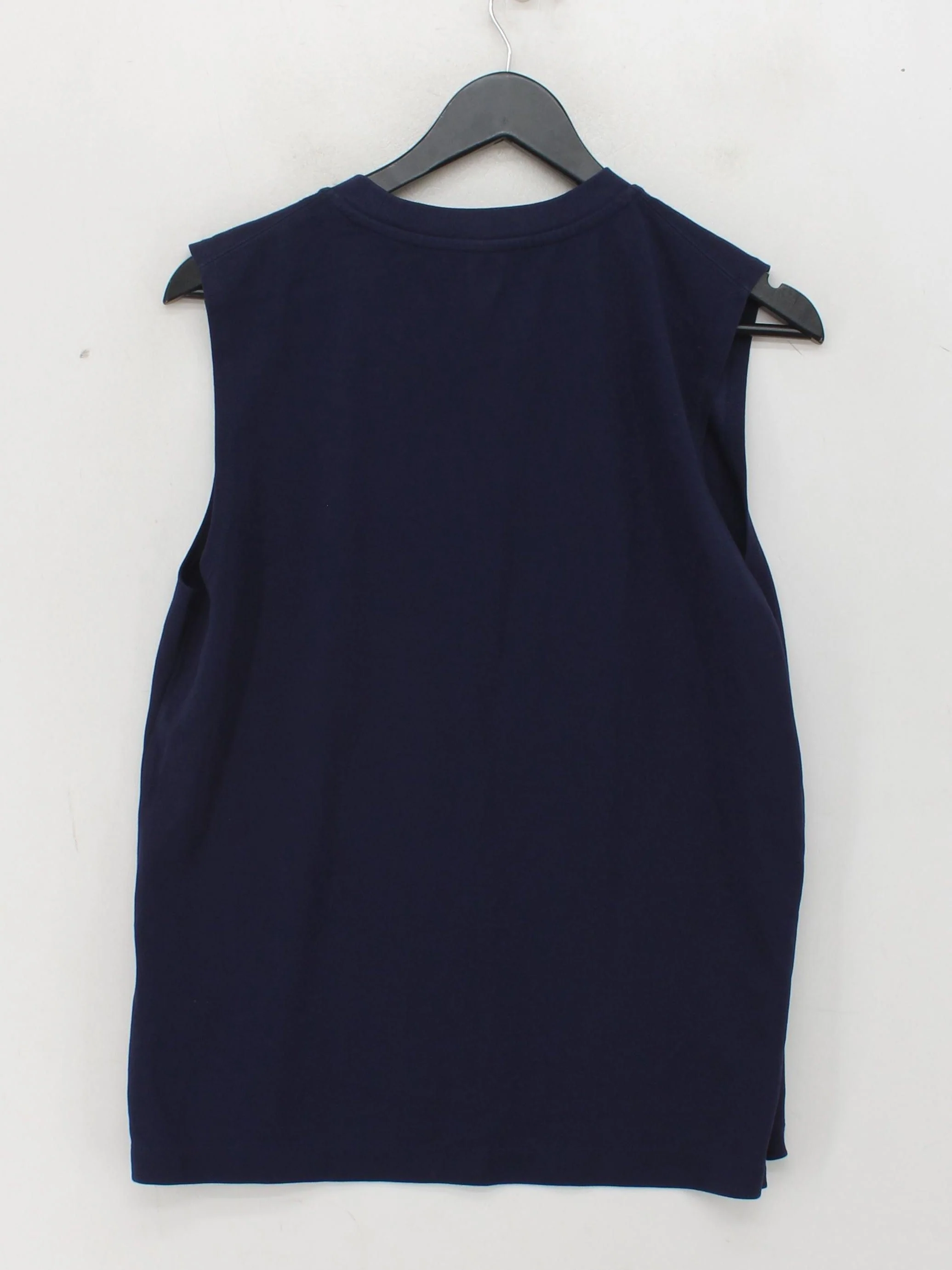 Uniqlo Men's T-Shirt S Blue Cotton with Polyester, Other Basic - Image 2