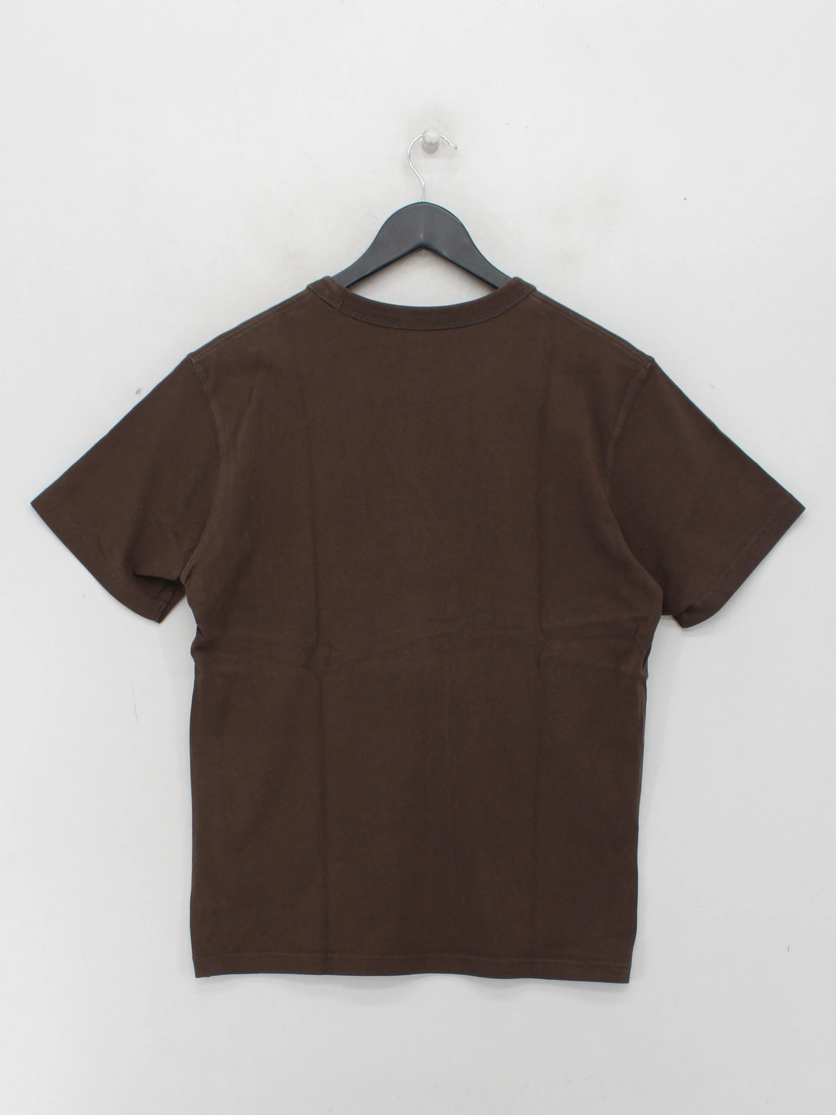 Uniqlo Men's T-Shirt S Brown 100% Cotton Basic - Image 2