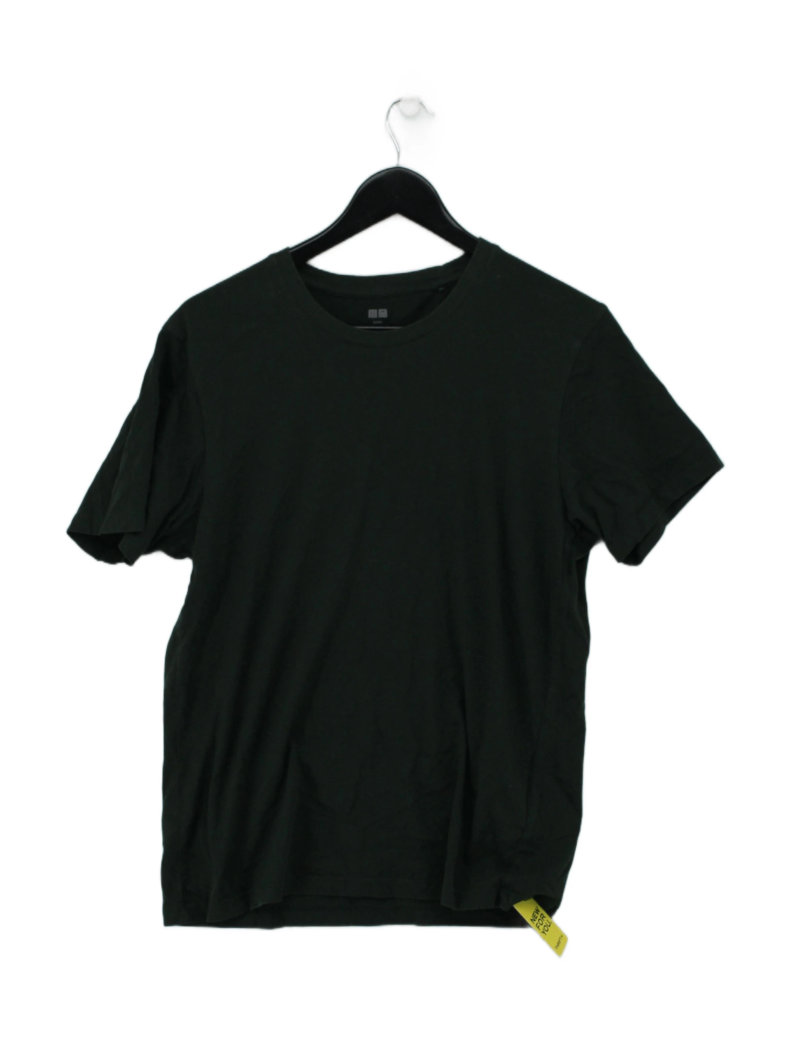 Uniqlo Men's T-Shirt S Green 100% Cotton Basic