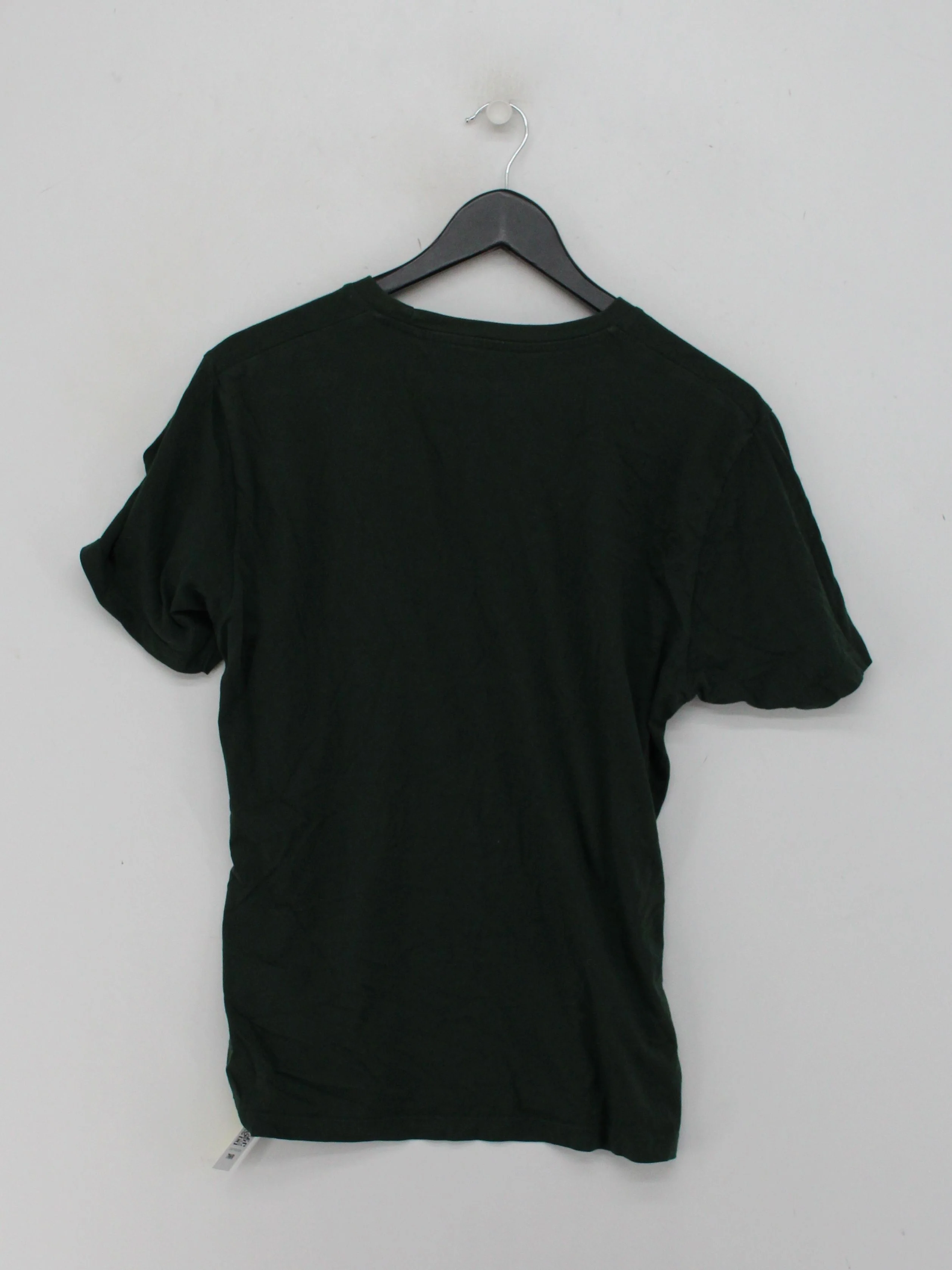 Uniqlo Men's T-Shirt S Green 100% Cotton Basic - Image 2
