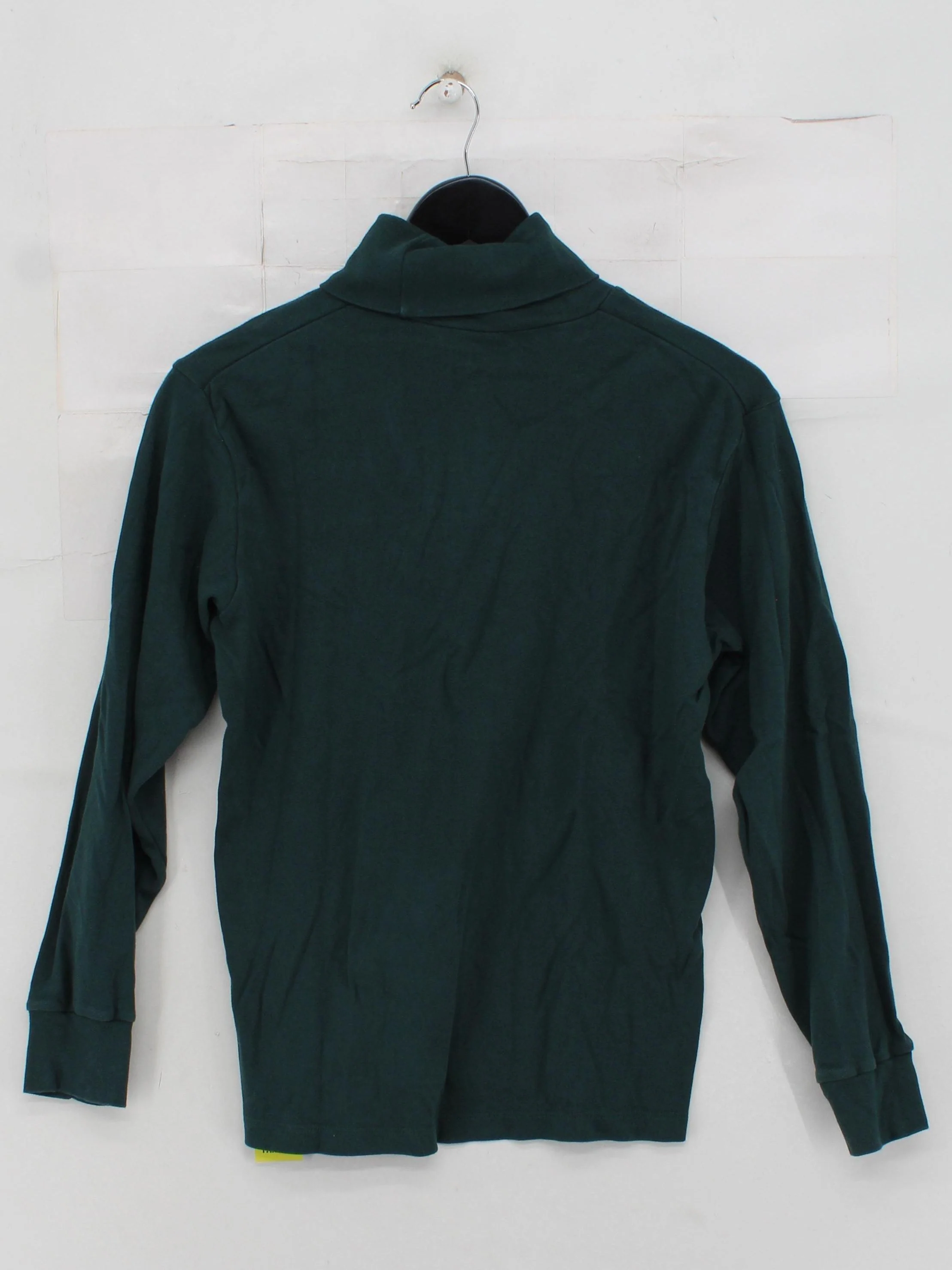 Uniqlo Men's T-Shirt S Green 100% Cotton Basic - Image 2