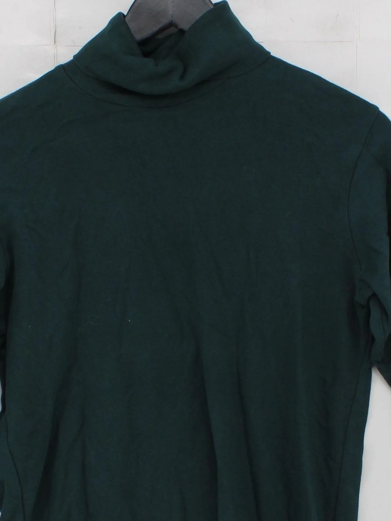 Uniqlo Men's T-Shirt S Green 100% Cotton Basic - Image 3