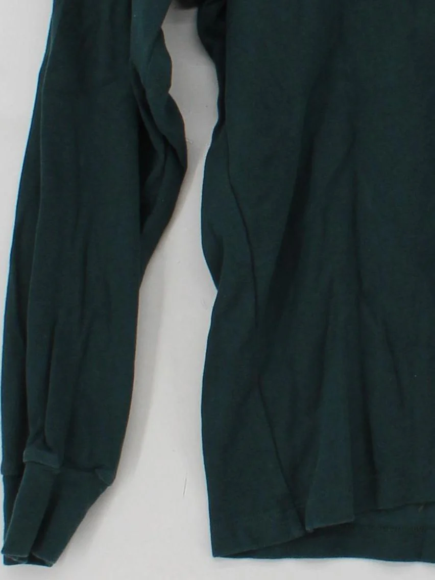 Uniqlo Men's T-Shirt S Green 100% Cotton Basic - Image 4